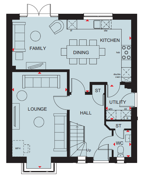 H8470140, Redstart Road, Cottam, Preston floorplan