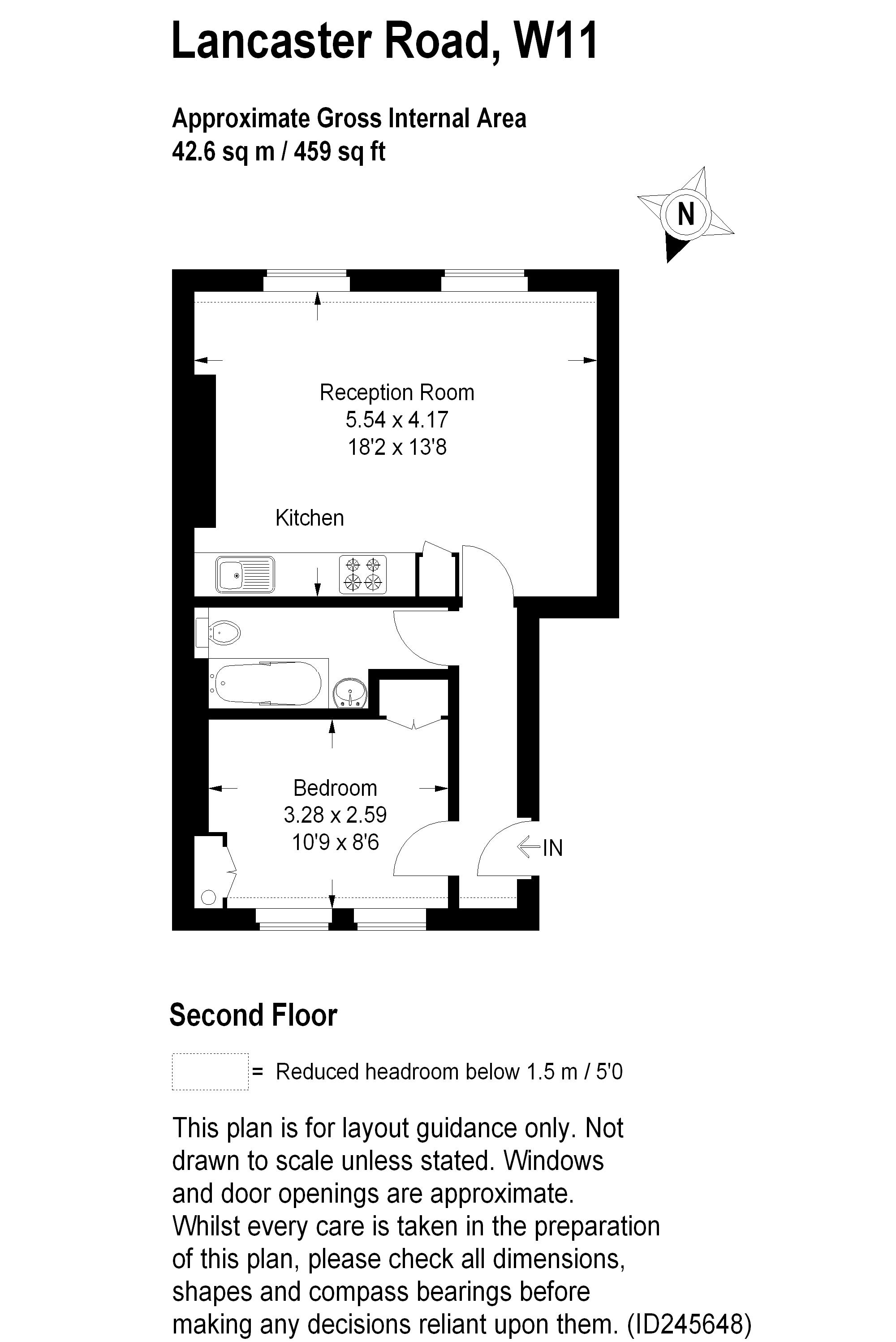 1 Bedrooms Flat to rent in Lancaster Road, London W11