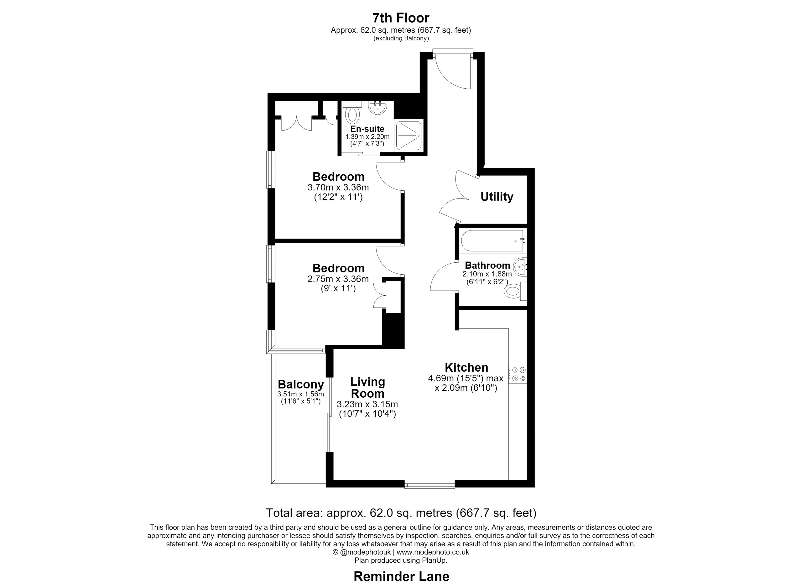 Flat 49, London floorplan