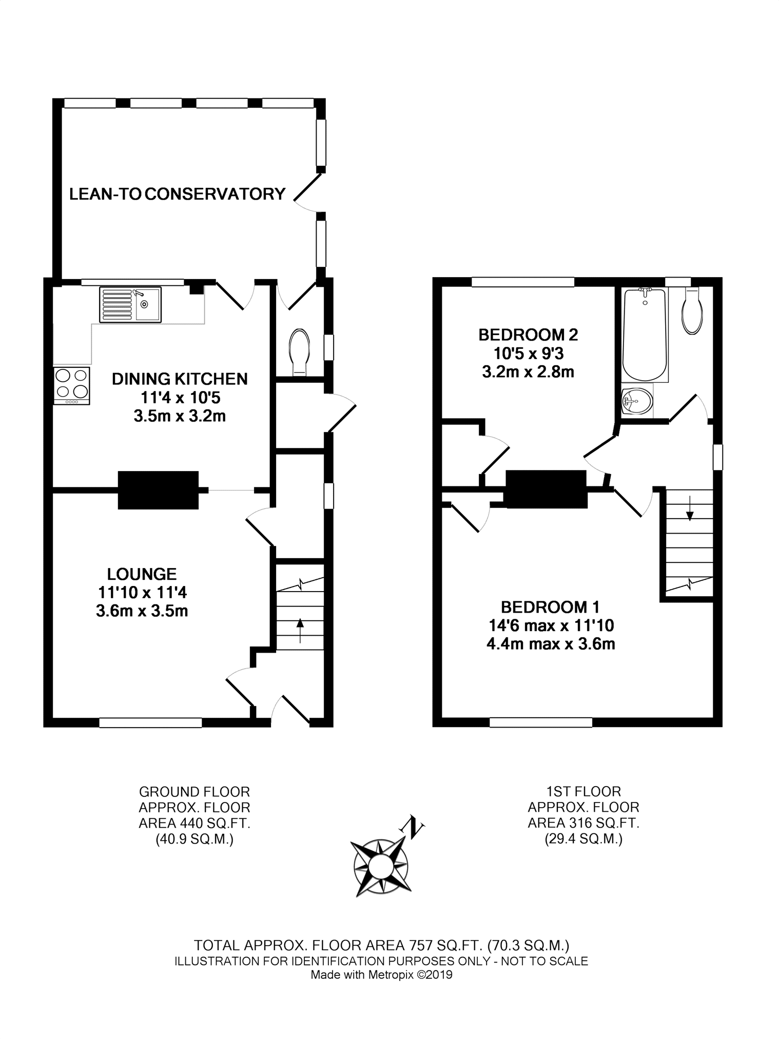 2 Bedrooms Terraced house for sale in Crombie Avenue, York YO30