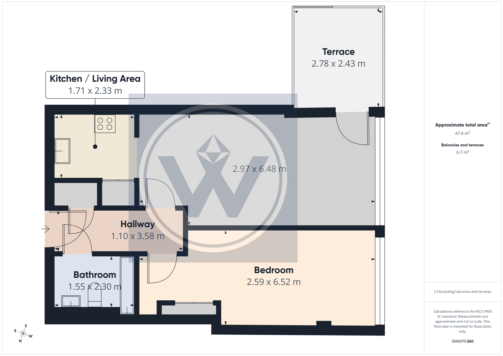 Navigation Building,Flat 101, Station Approach, Hayes floorplan