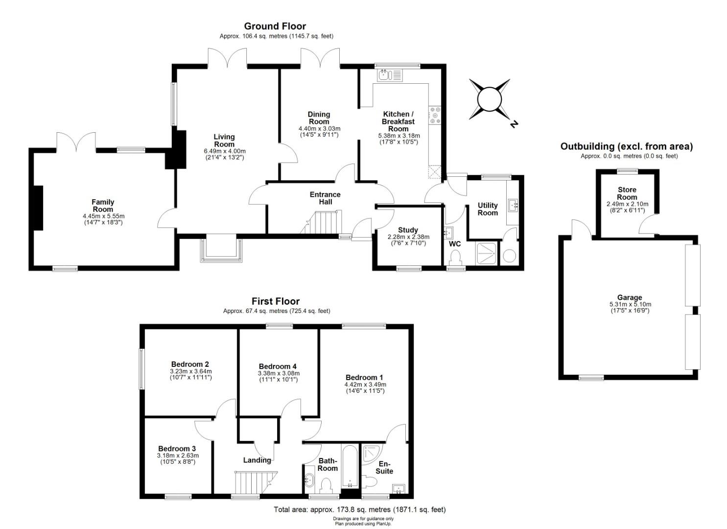 2, Paddock Close, Impington, Cambridge floorplan