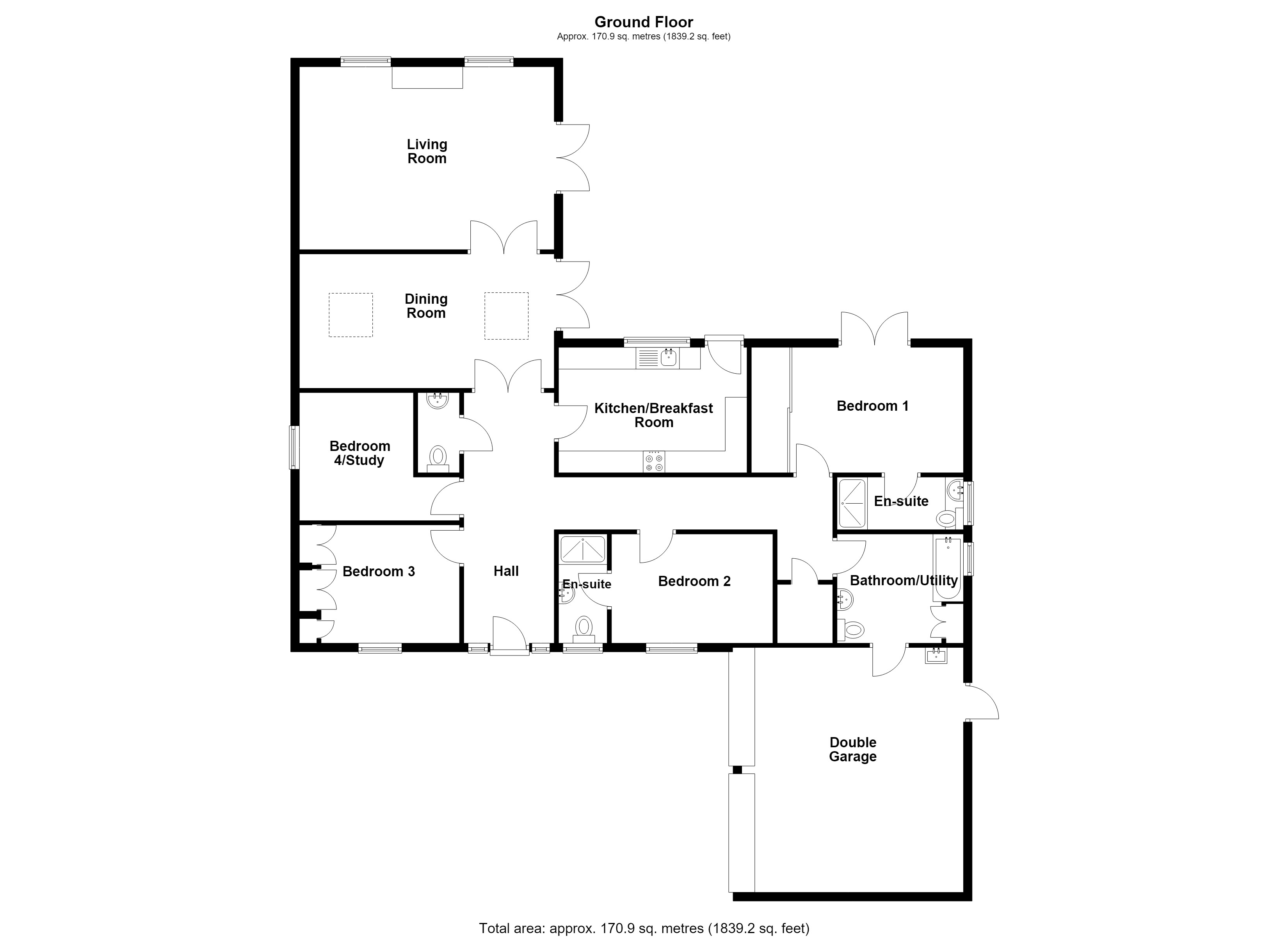 2, Balmoral Drive, Lincolnshire floorplan