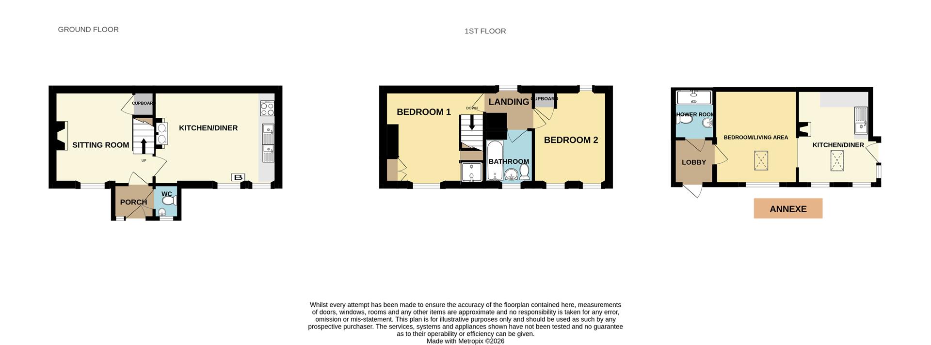 1 Newbridge Cottages, Newbridge, Gunnislake floorplan