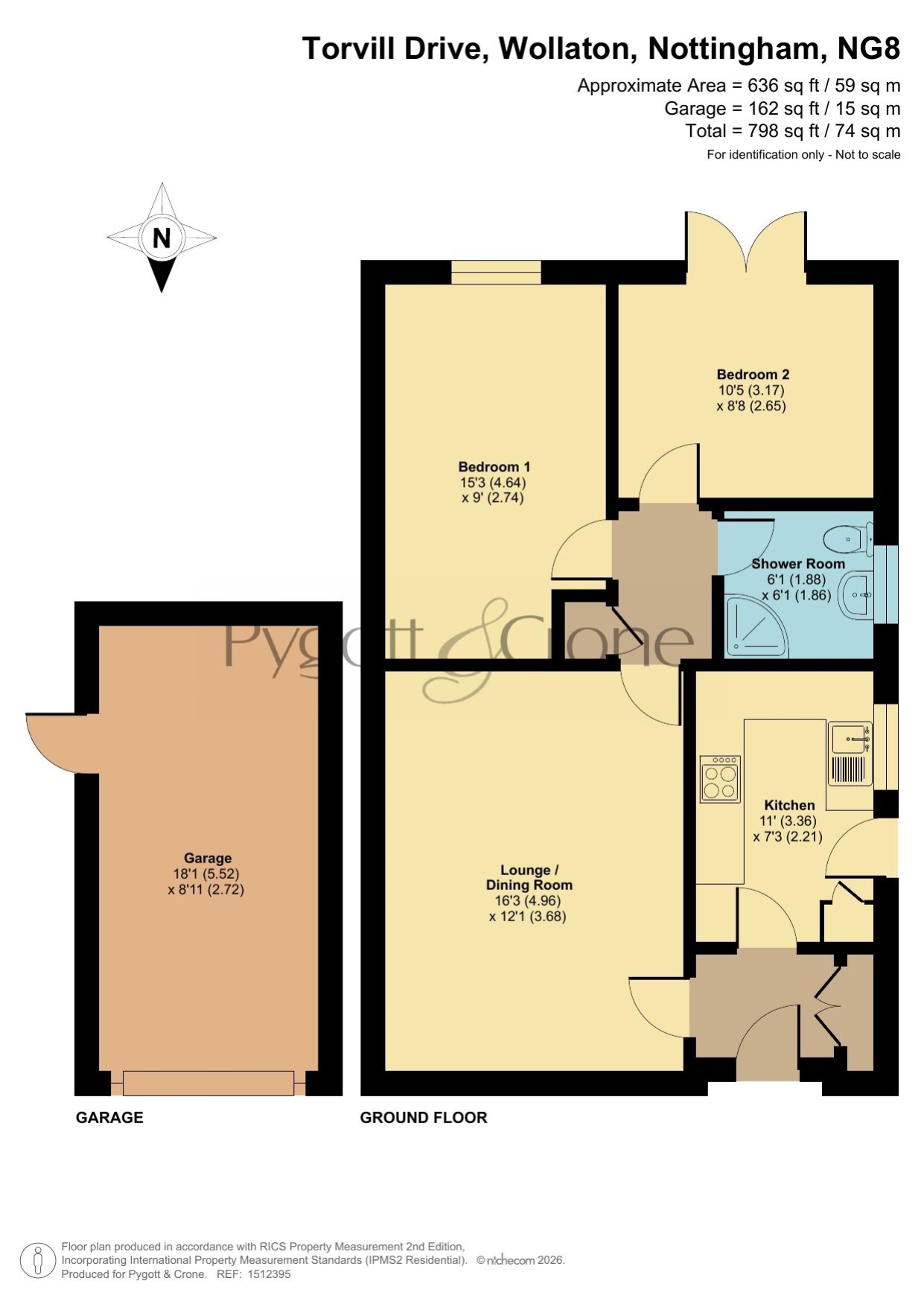 48, Torvill Drive, Wollaton floorplan
