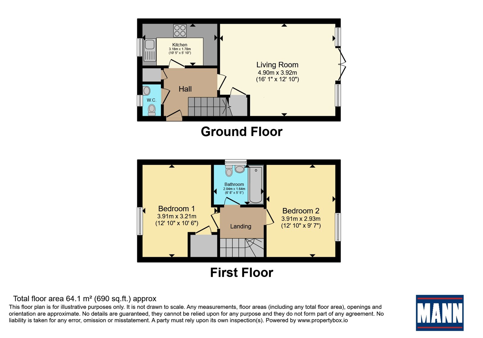 6, Willow Close, Maidstone floorplan