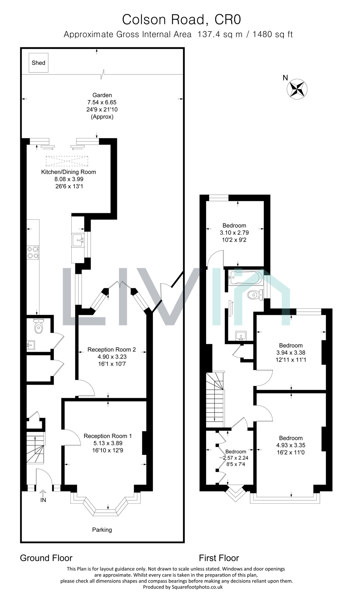 14 Colson Road, Croydon floorplan