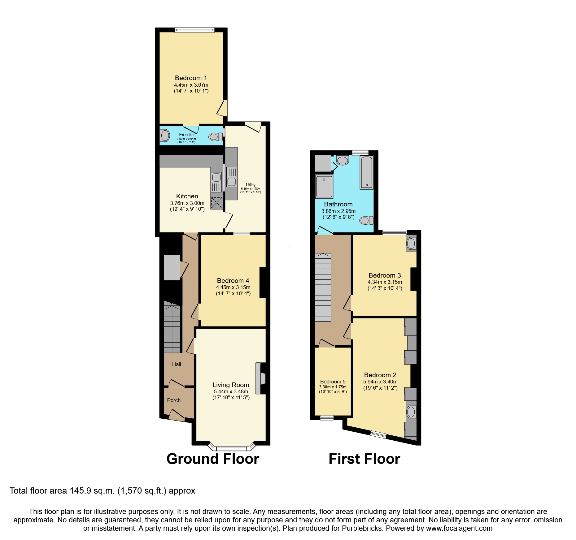 53, Church Street, Highbridge floorplan