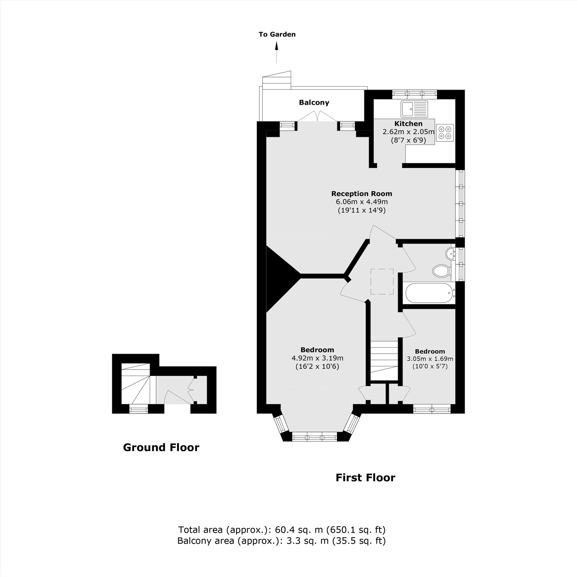 52, Fairlawn Avenue, London floorplan