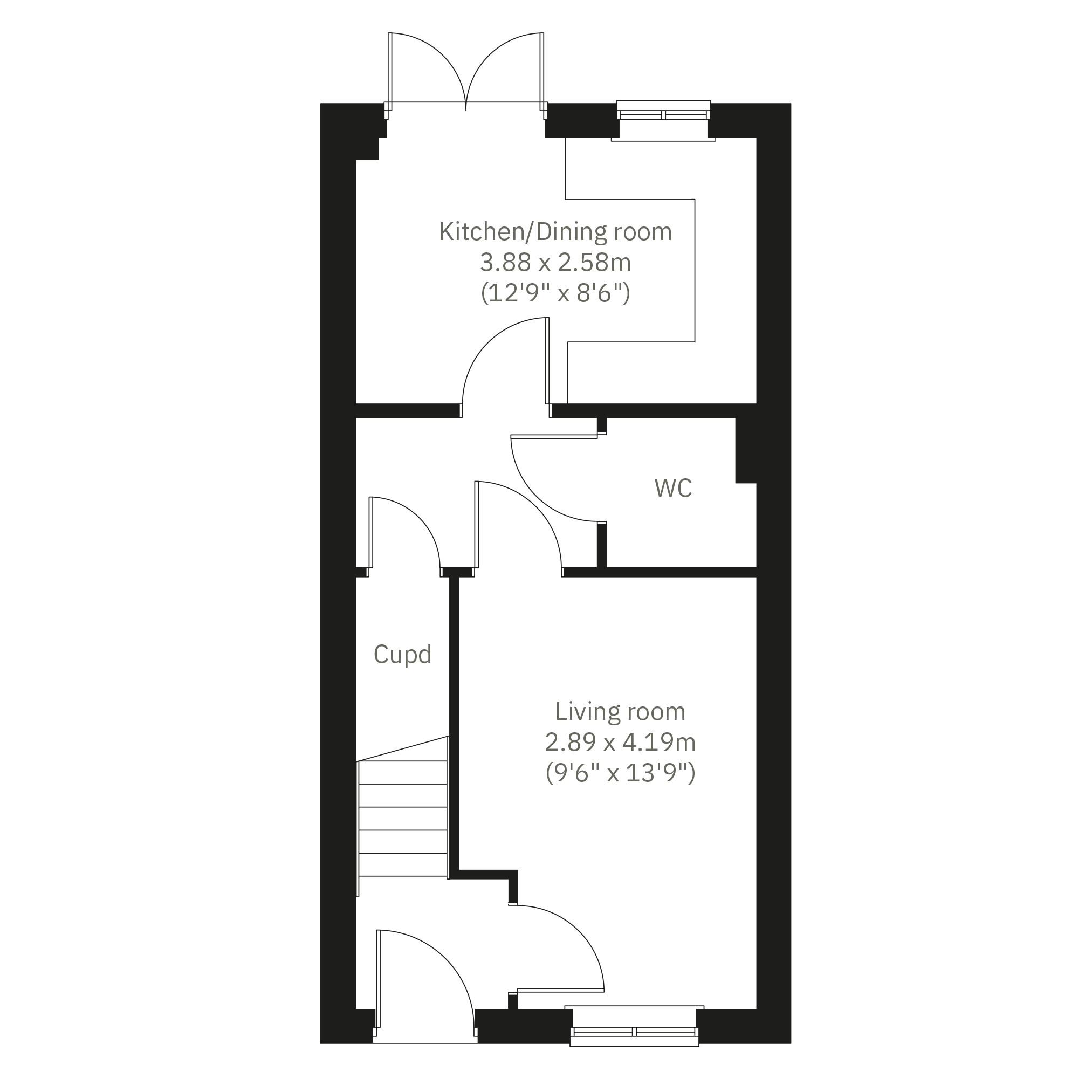 231, Swindon Village, Cheltenham floorplan