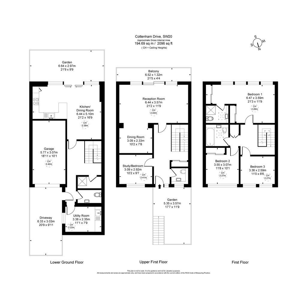 13, Cottenham Drive, West Wimbledon floorplan