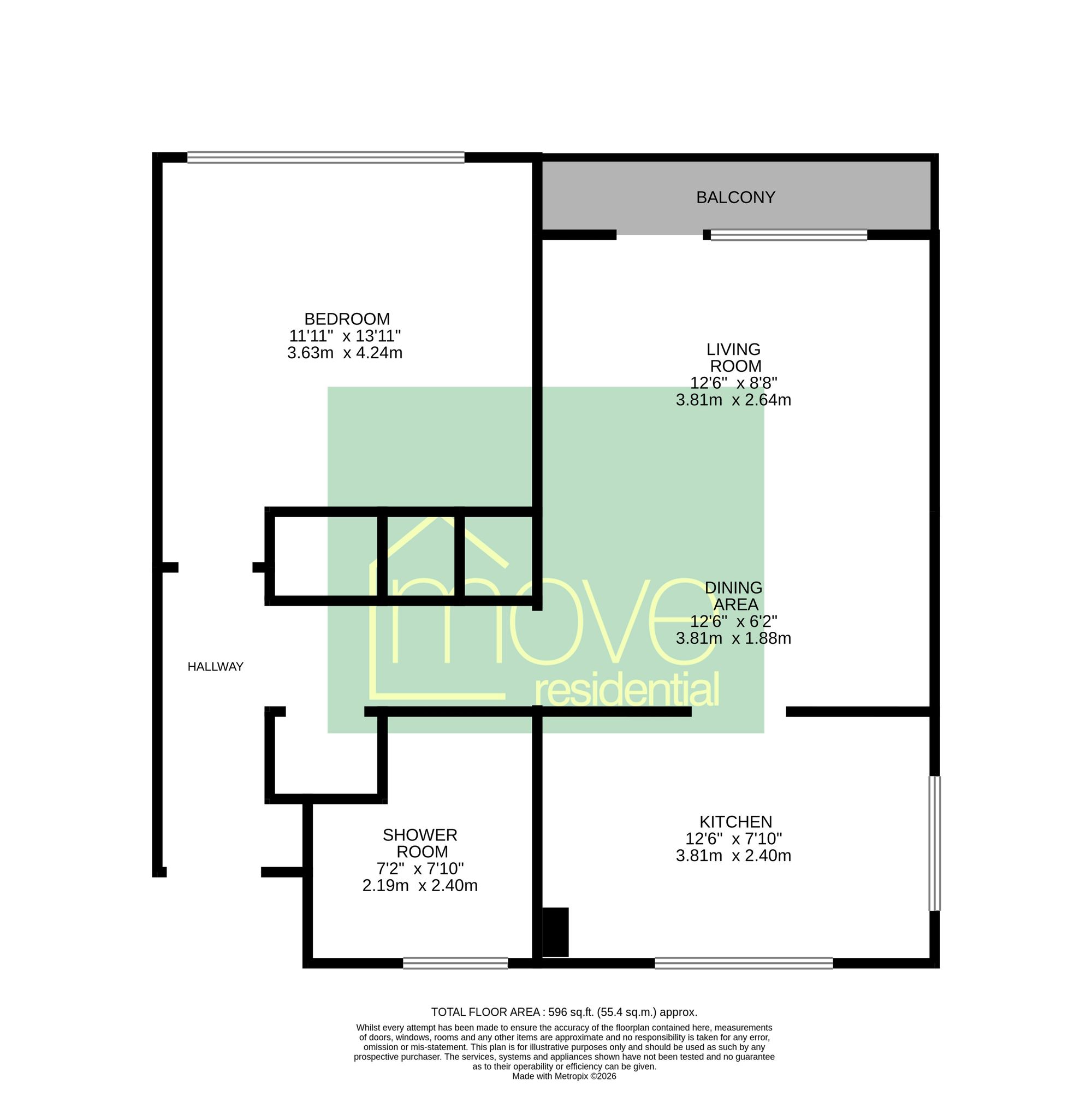 9 Arrowe Court Childwall Green, Wirral floorplan