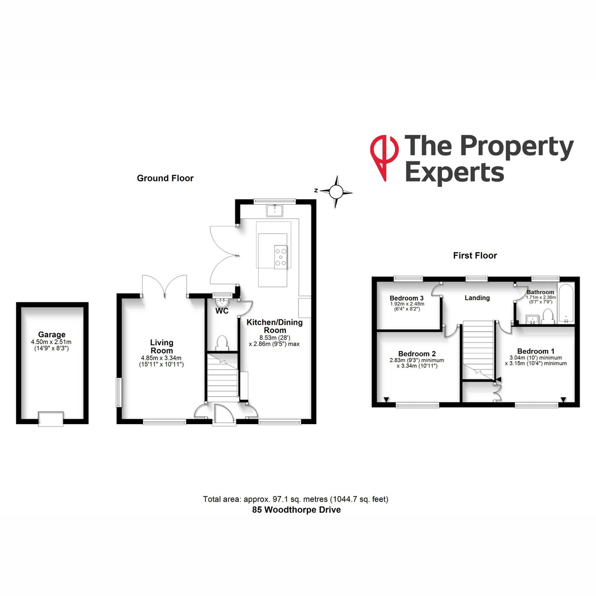 85, Woodthorpe Drive, Bewdley floorplan
