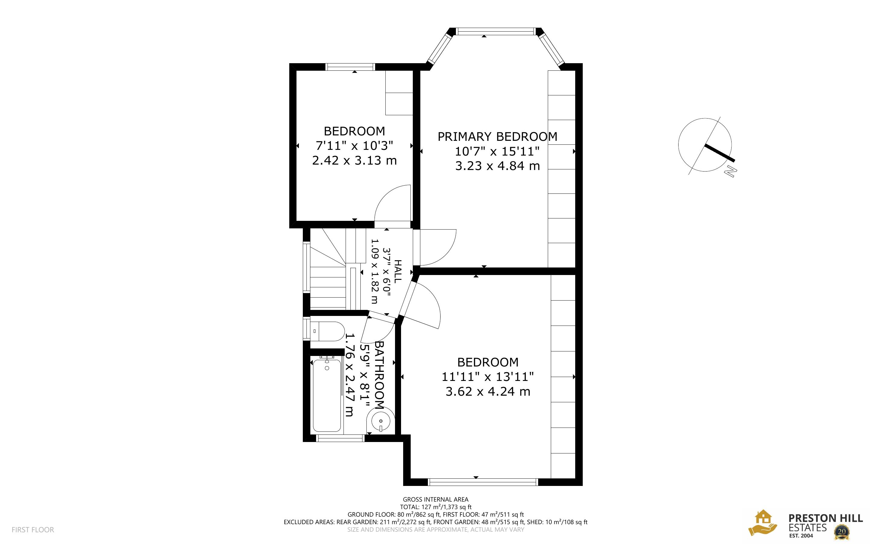 89, Vista Way, Harrow floorplan