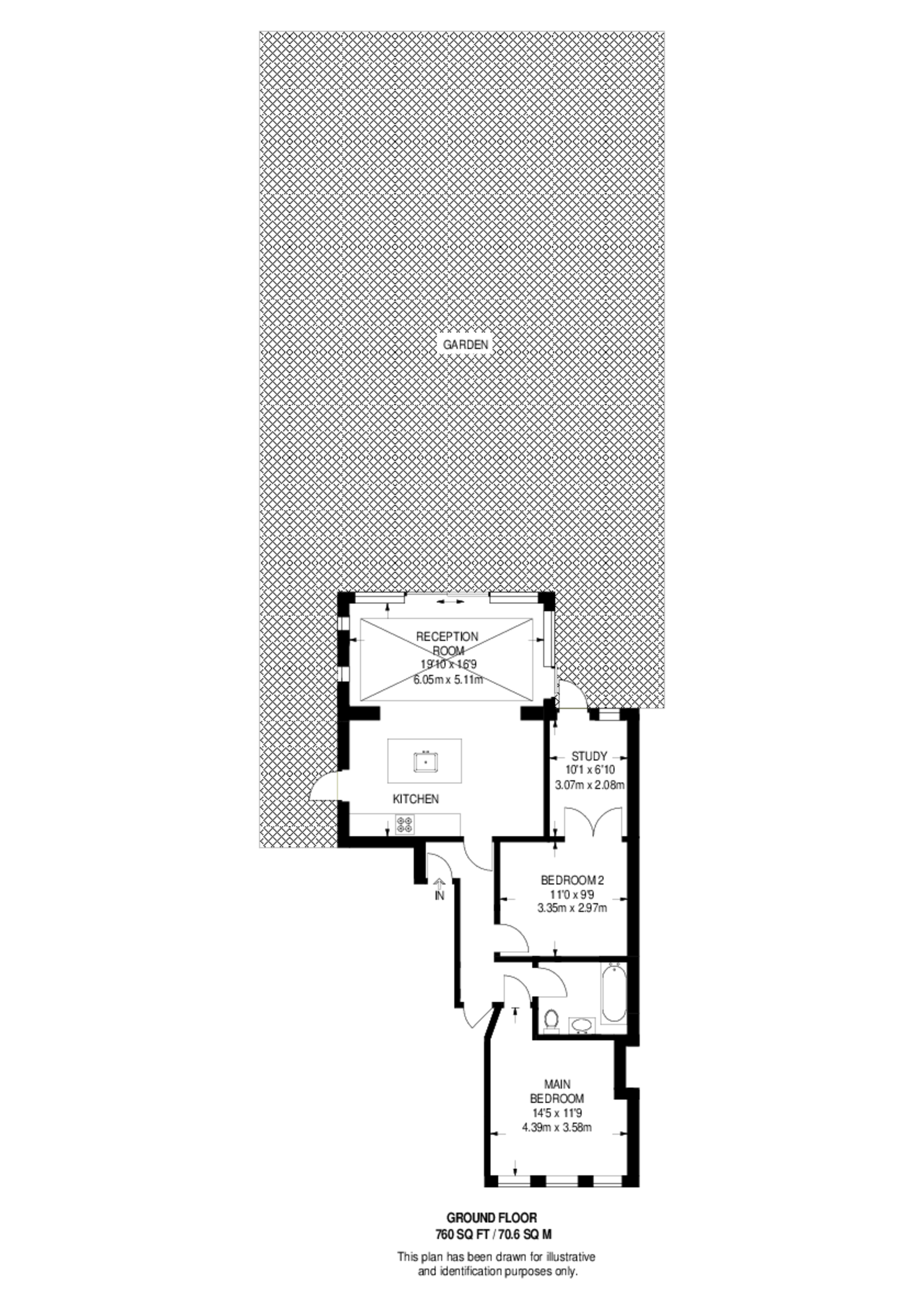 Palmerston Road, N22, Bowes Park floorplan