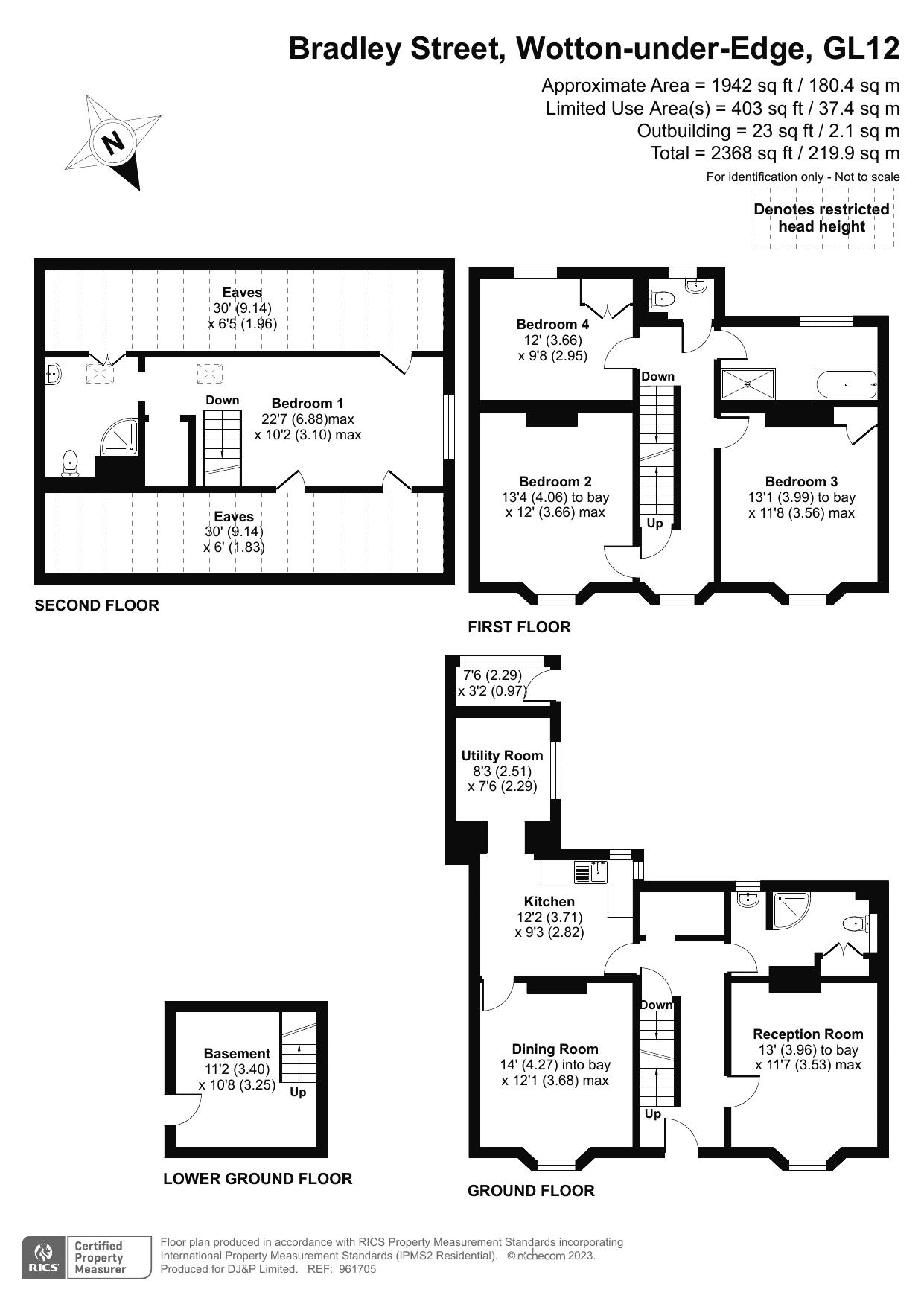 Bradley Street, WottonUnderEdge GL12, 4 bedroom terraced house for