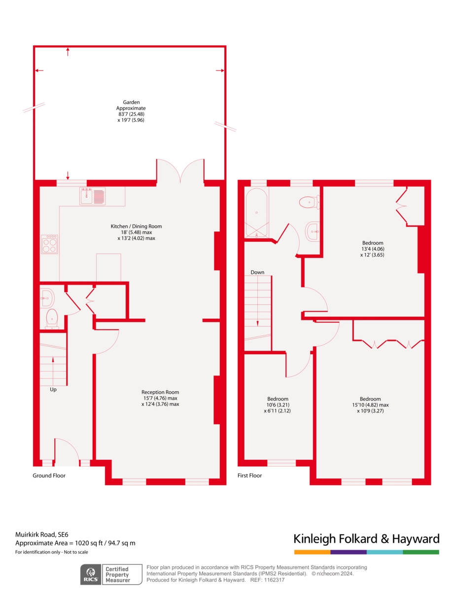 112, Muirkirk Road, London floorplan