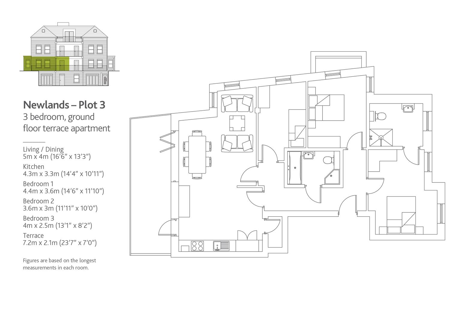 Tenterden Grove, London NW4, 3 bedroom flat for sale 63344624