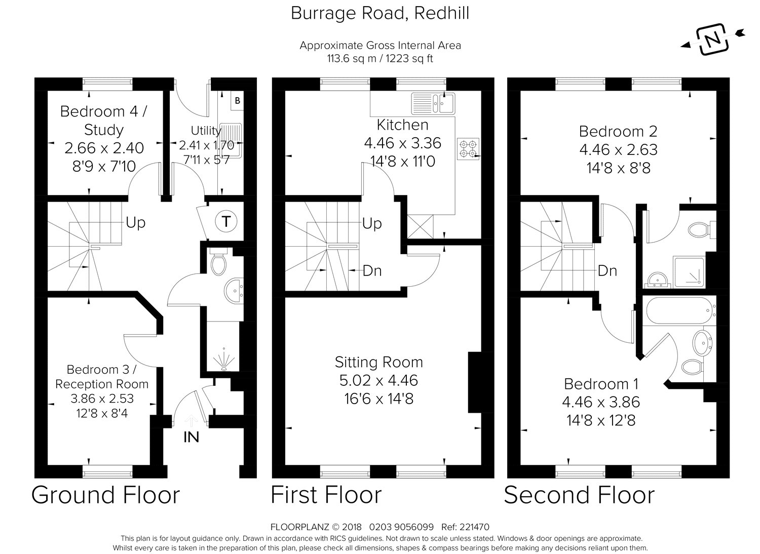 4 Bedrooms  for sale in Burrage Road, Redhill, Surrey RH1