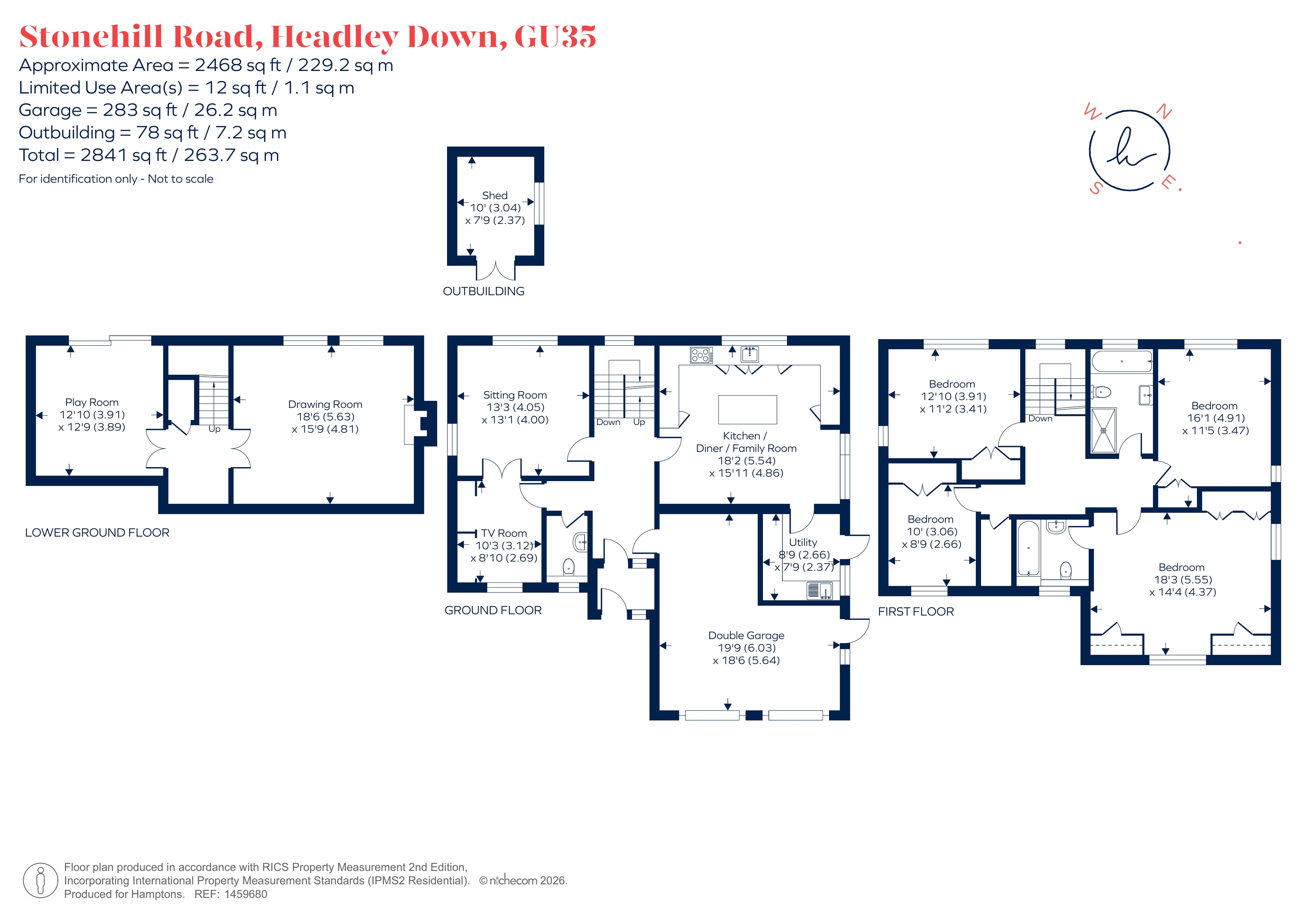 48, Stonehill Road, Headley Down floorplan