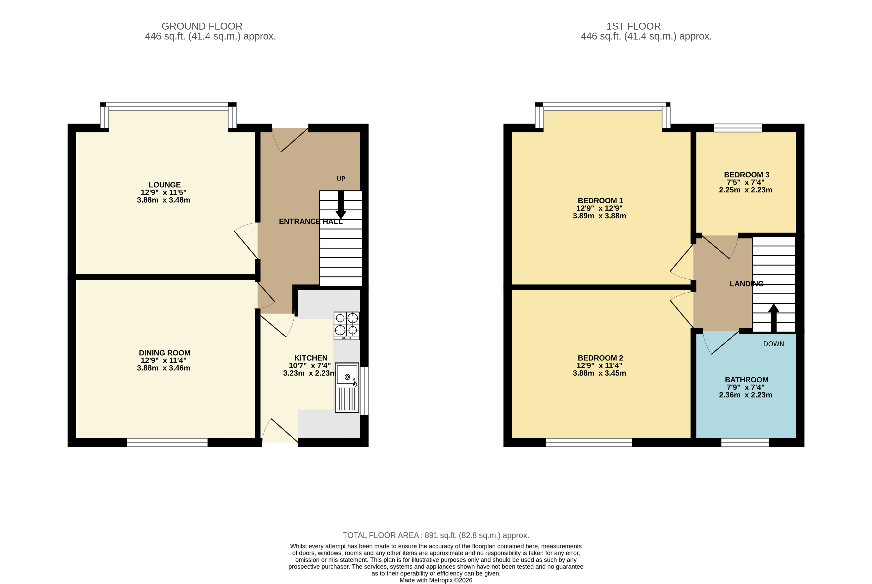 2, Springbank Crescent, Leeds floorplan