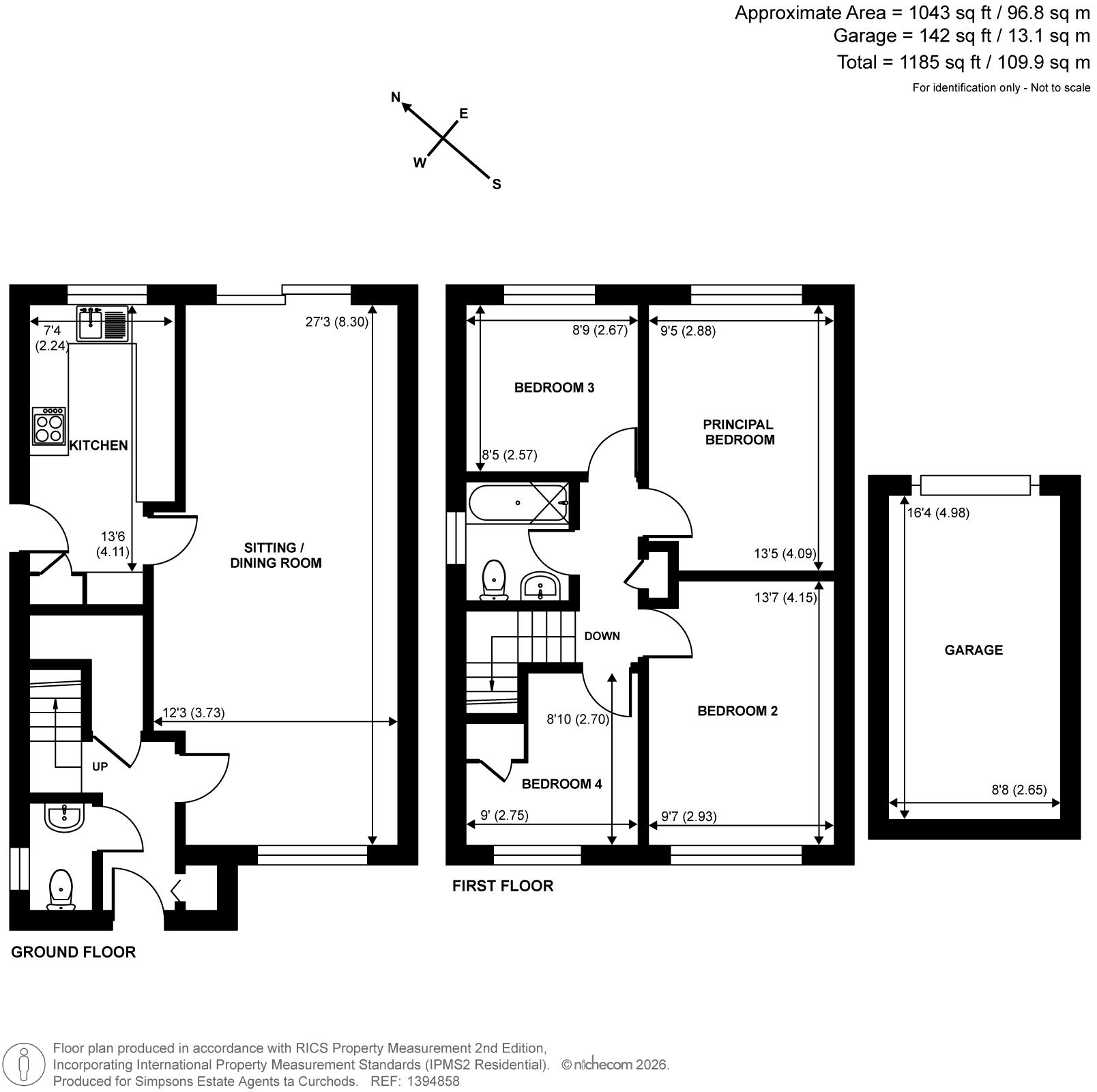 22, Burnt Common Close, Ripley floorplan