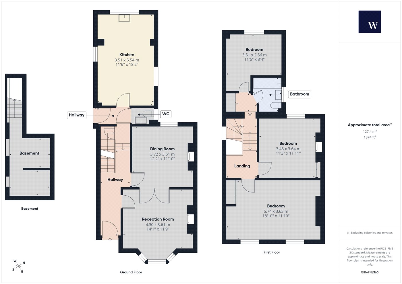 27, Shakespeare Road, London floorplan