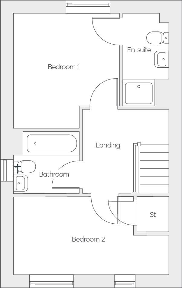 292, Off Trunk Road (A1085), Middlesbrough floorplan