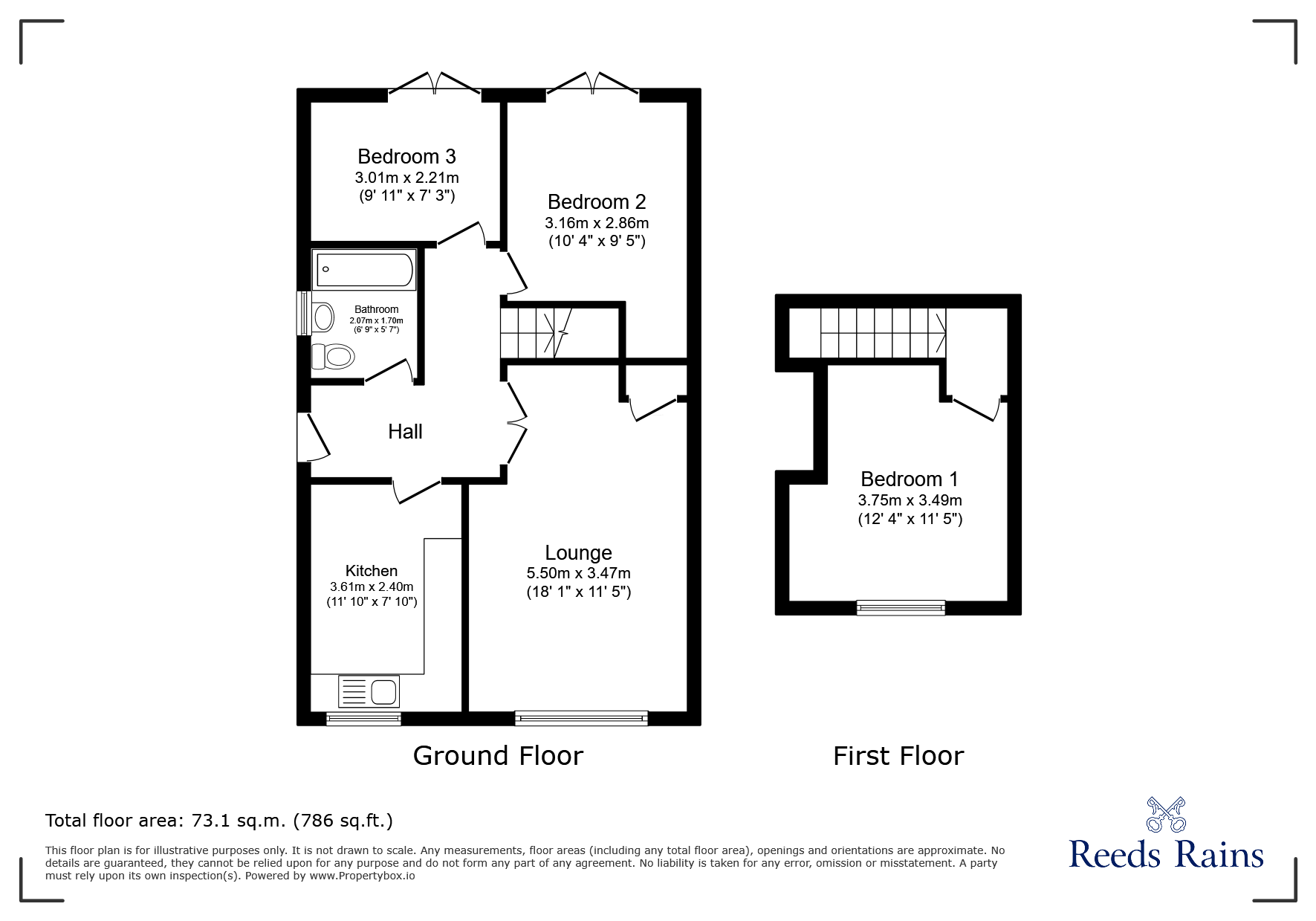 521, Leek New Road, Staffordshire floorplan
