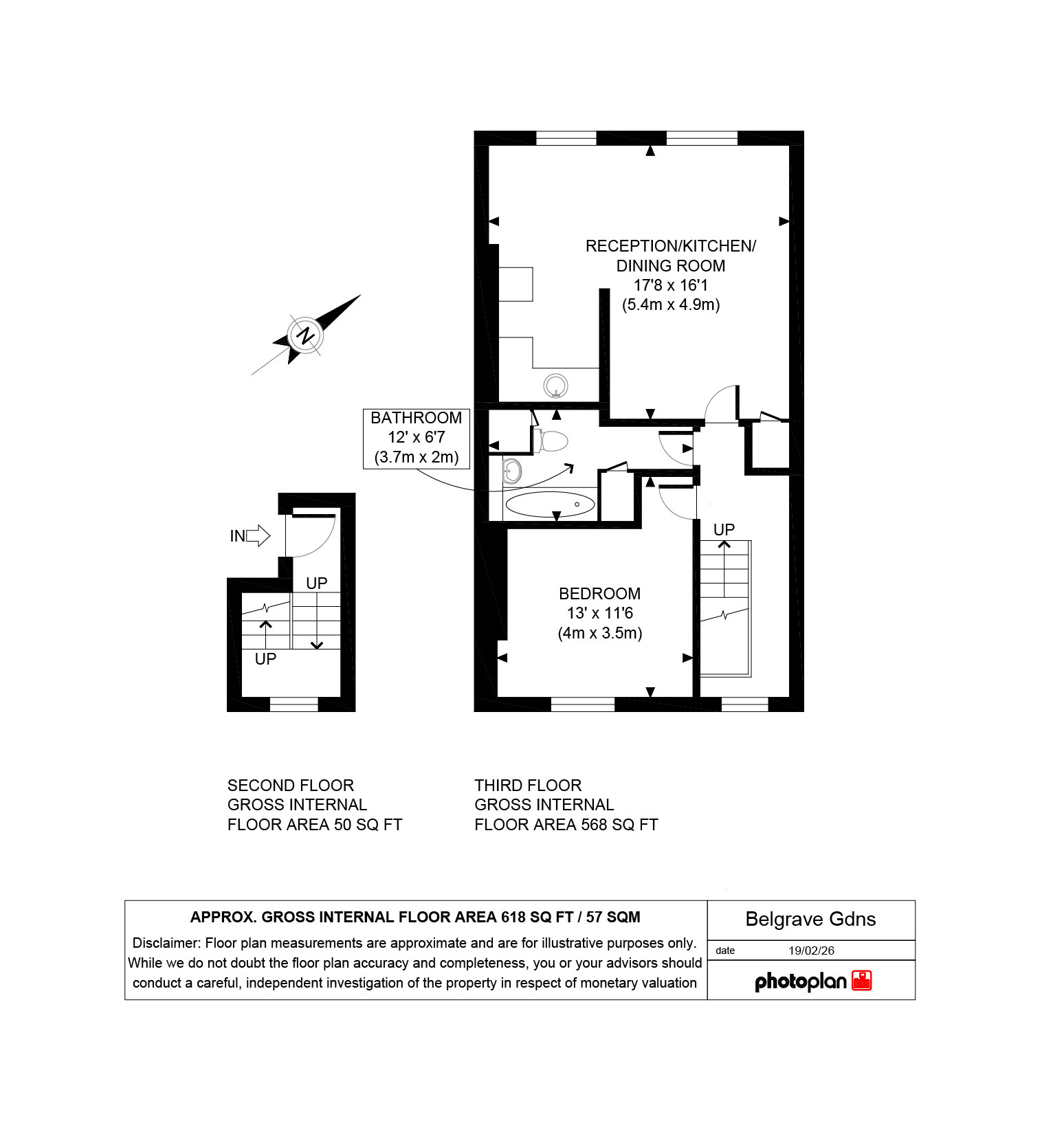 35b-35e, Belgrave Gardens, LONDON floorplan