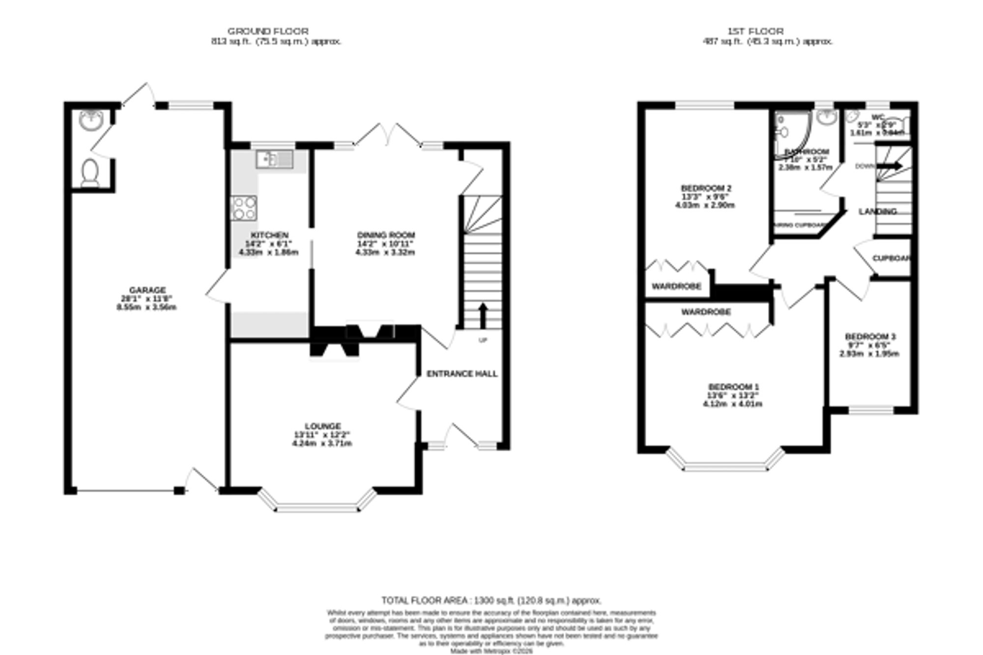 55 Letchworth Road, Leicester floorplan