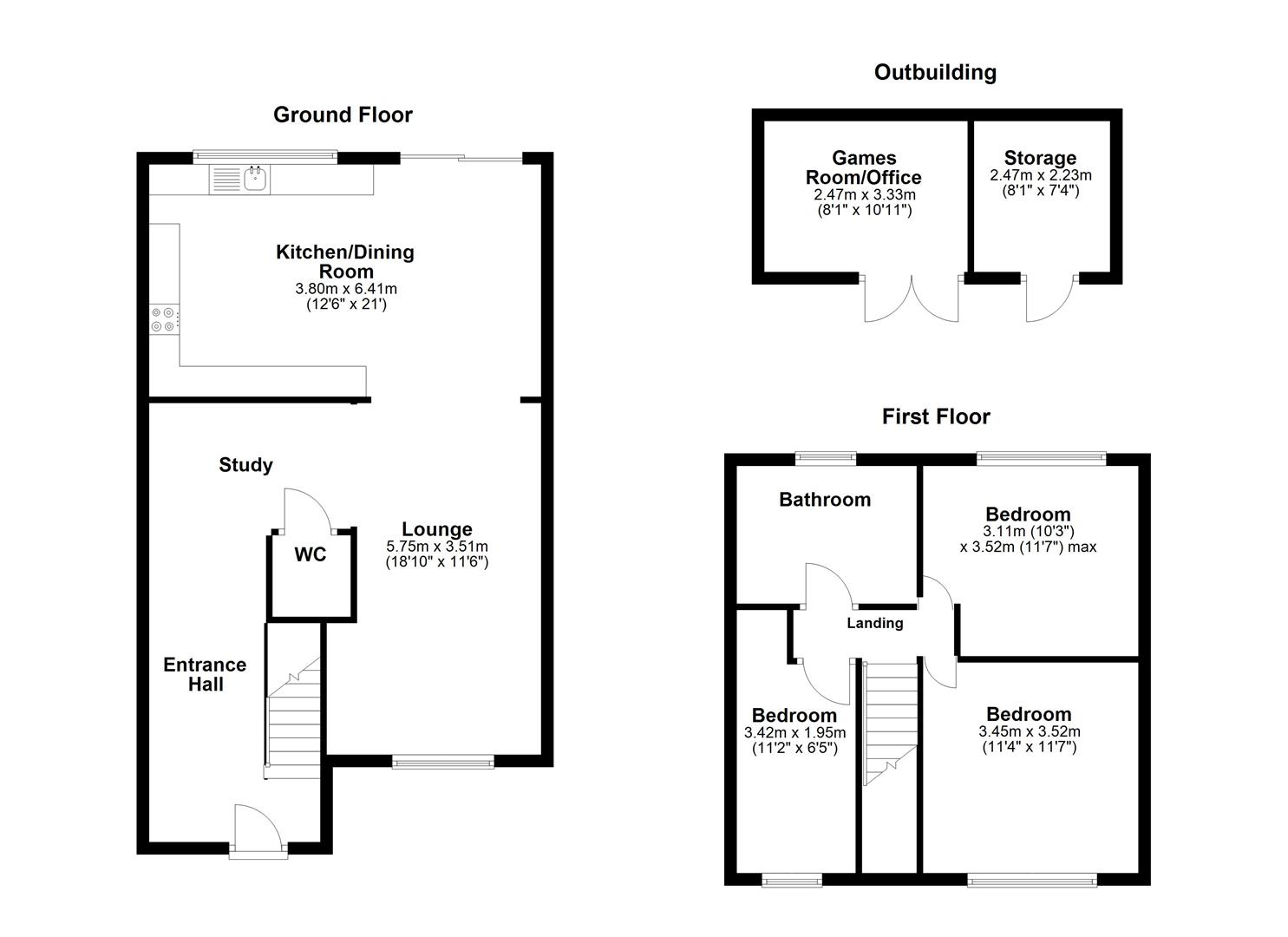 54, Bardfield, Basildon floorplan