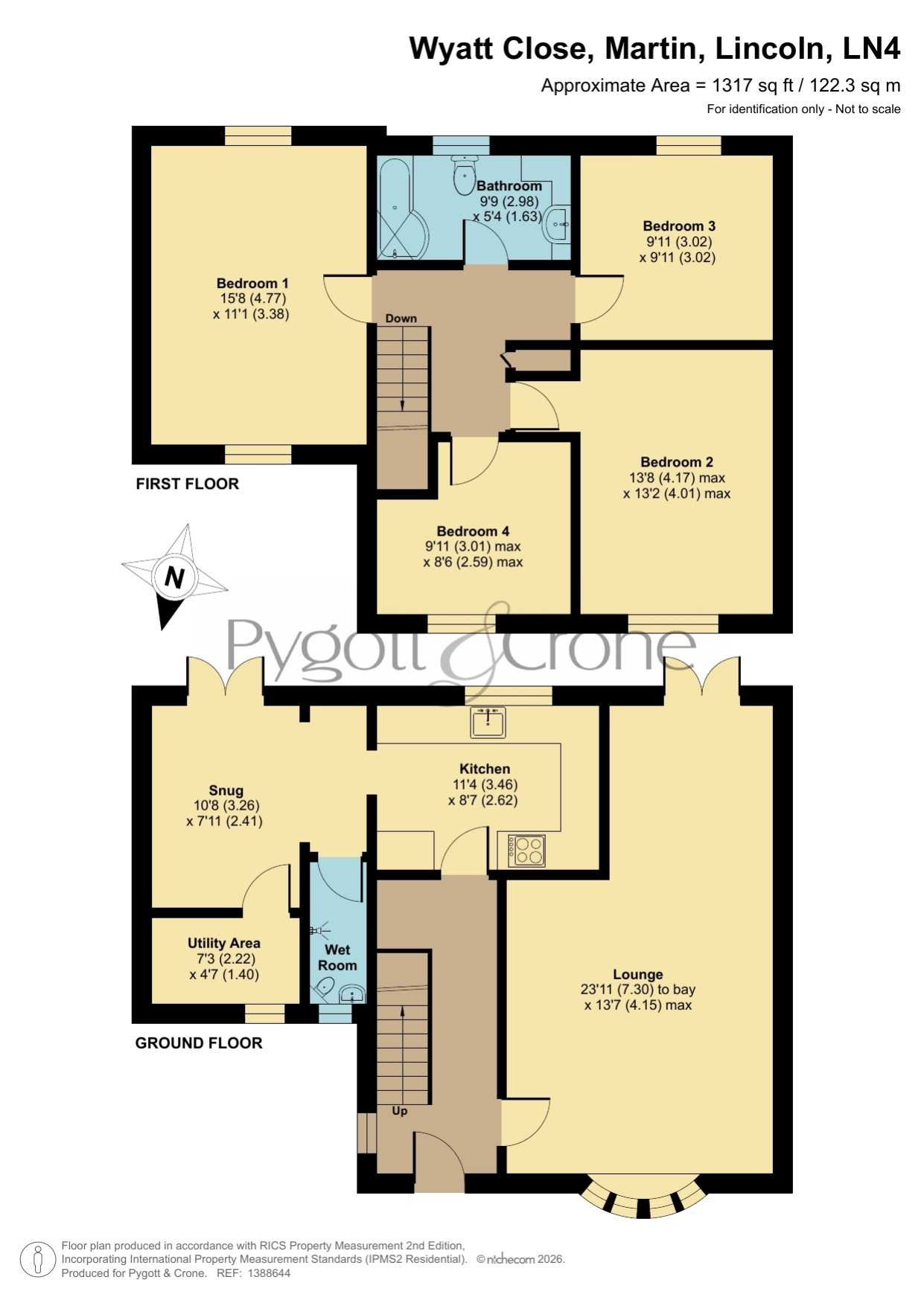 3, Wyatt Close, Lincoln floorplan