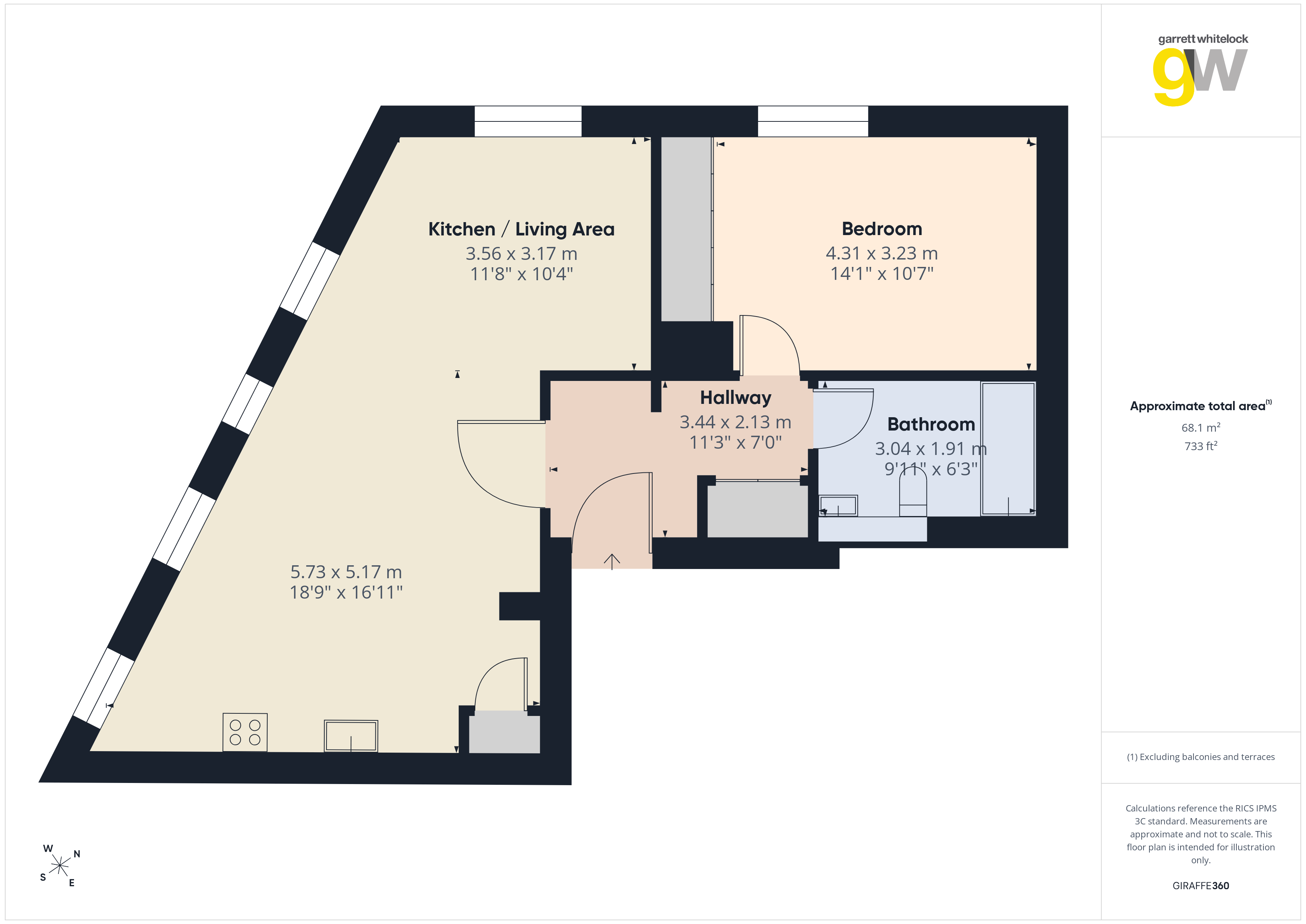 C101, Jam Factory, 27 Green Walk floorplan
