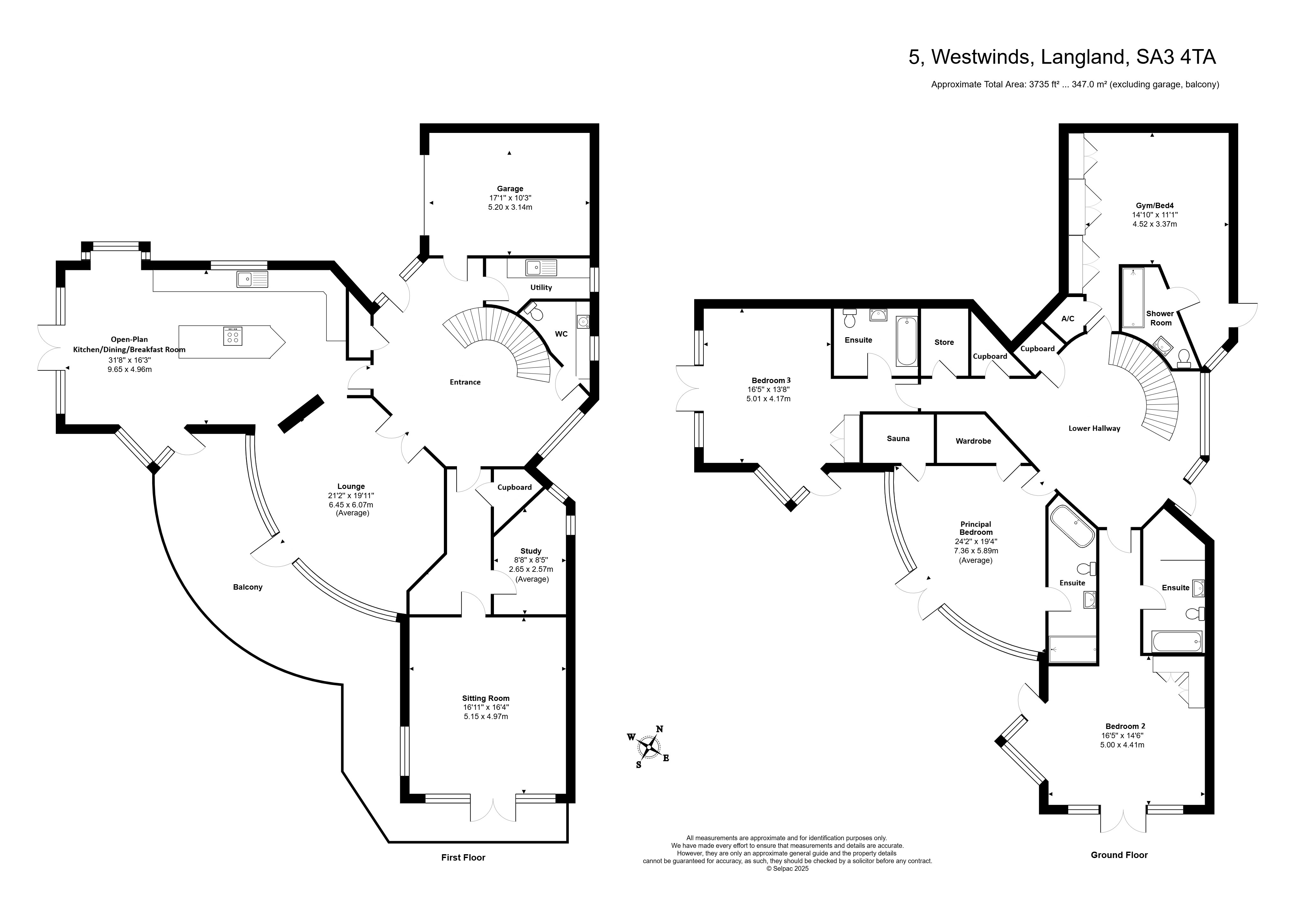 5, Westwinds, Swansea floorplan