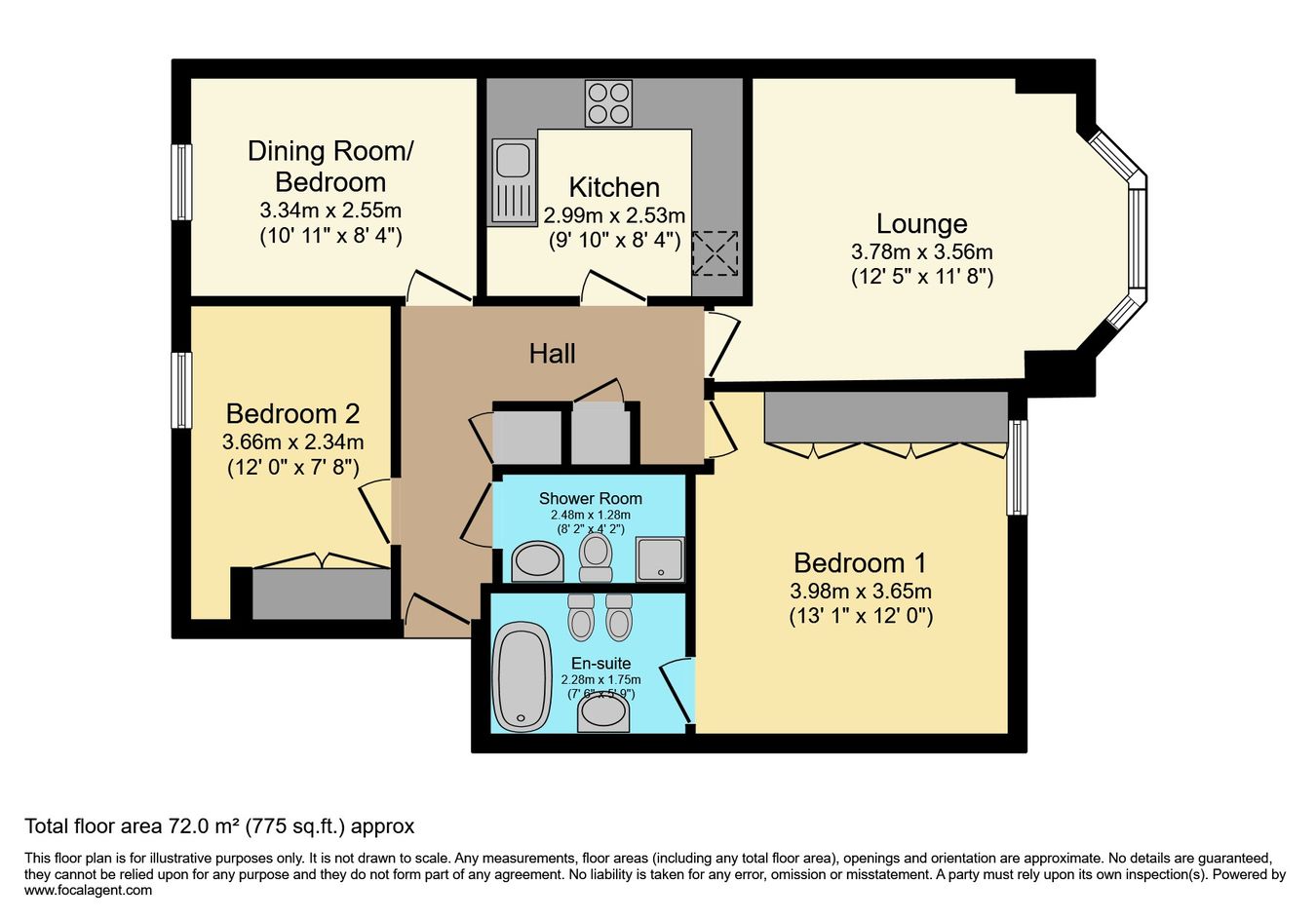Berkeley Court, Wilmington Square, Eastbourne floorplan