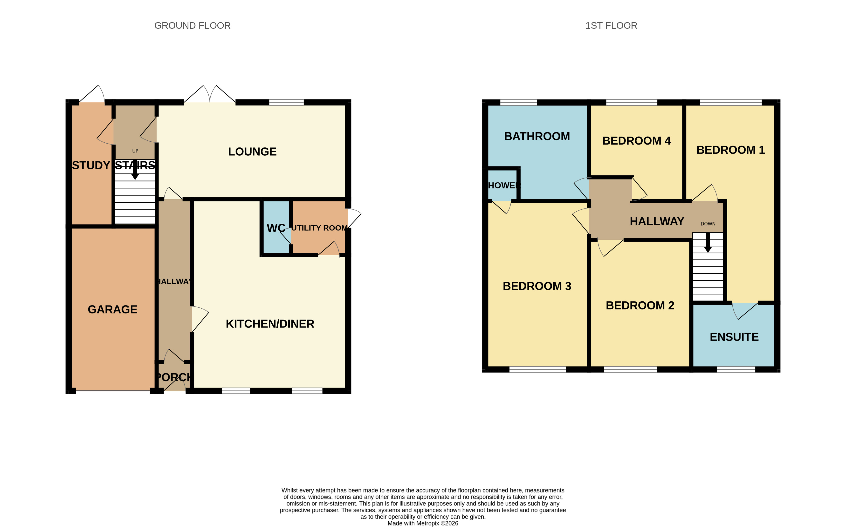202, Camp Hill Road, Warwickshire floorplan