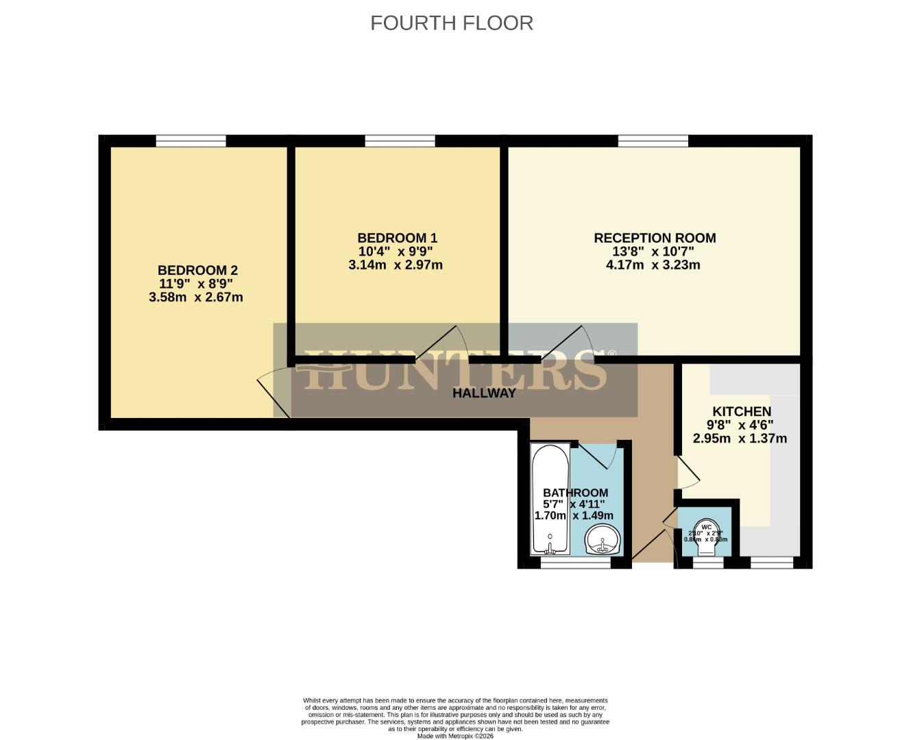 Flat 73, Leyland House, Hale Street, London floorplan