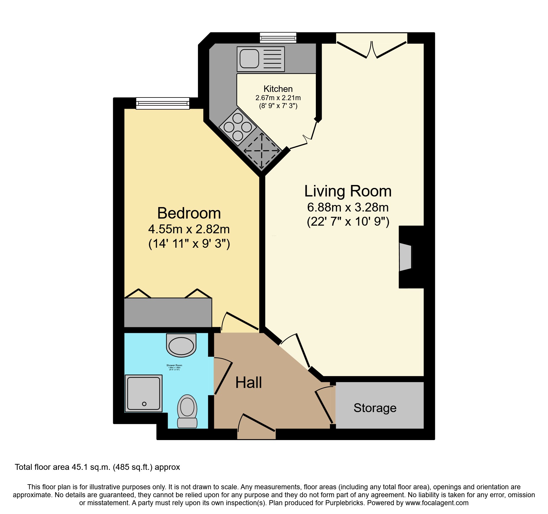 40 Hodgson Court, Burnage Lane, Manchester floorplan
