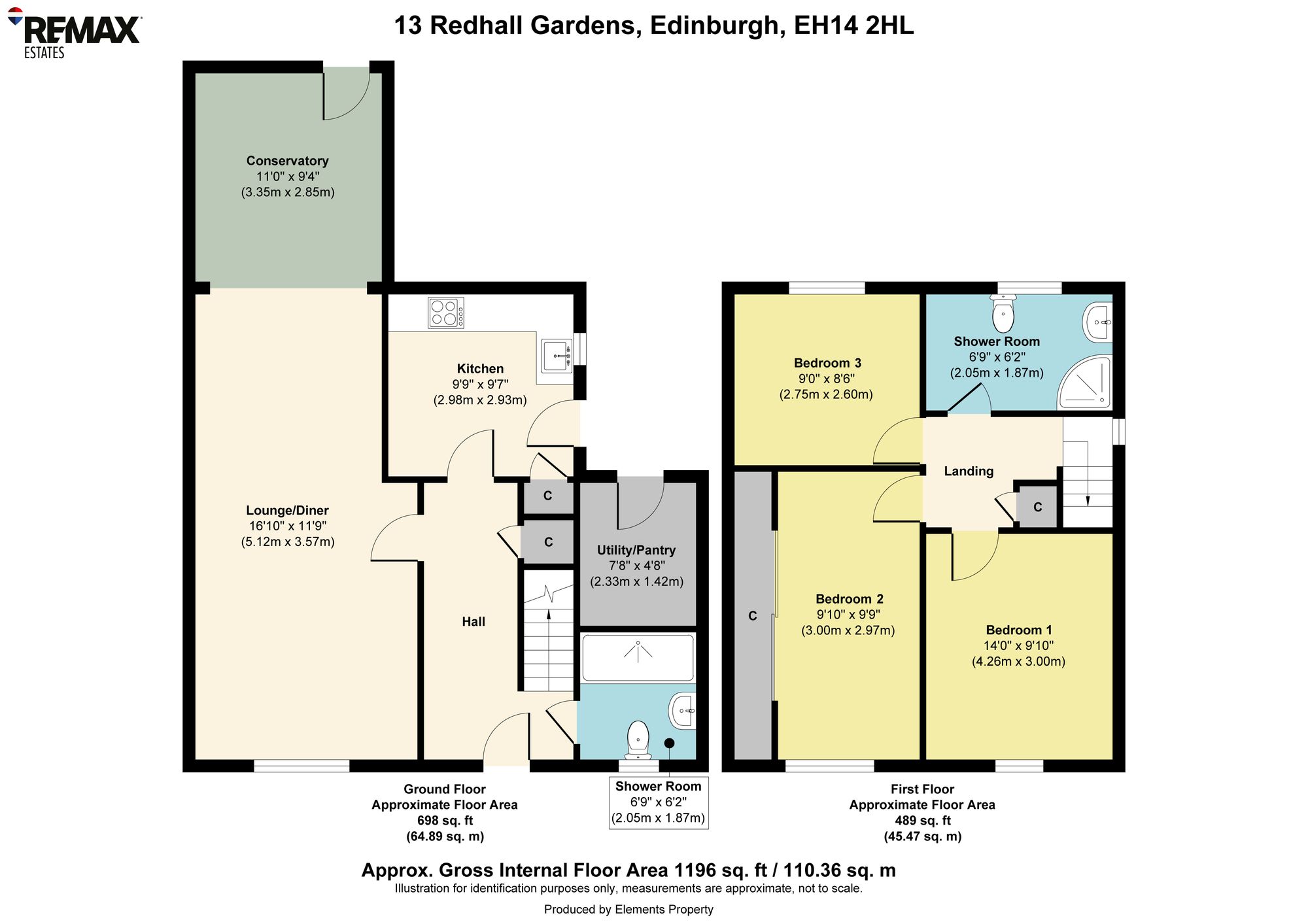 13 Redhall Gardens, Edinburgh floorplan