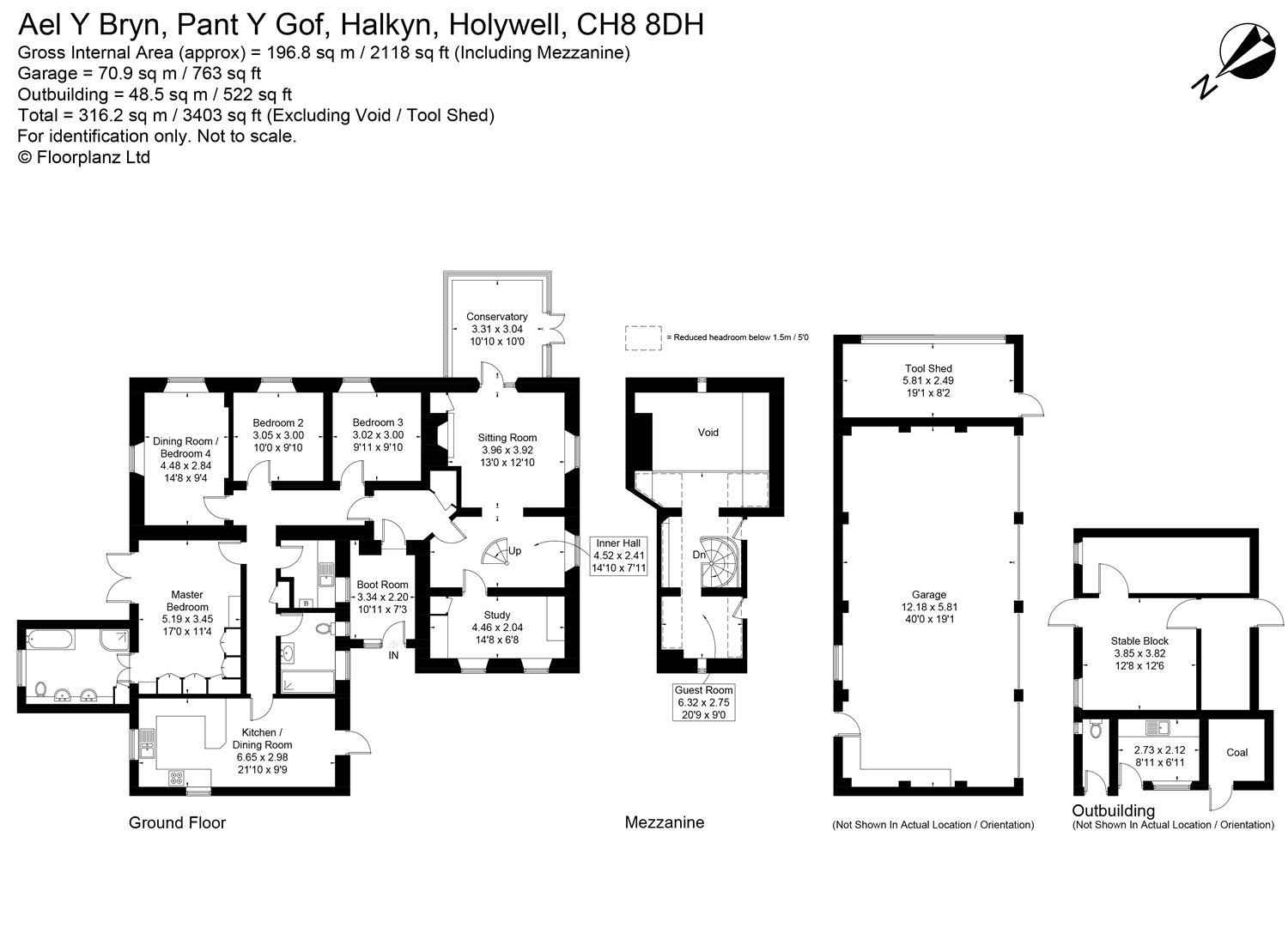4 bed equestrian property for sale in Pant Y Gof, Halkyn, Holywell CH8