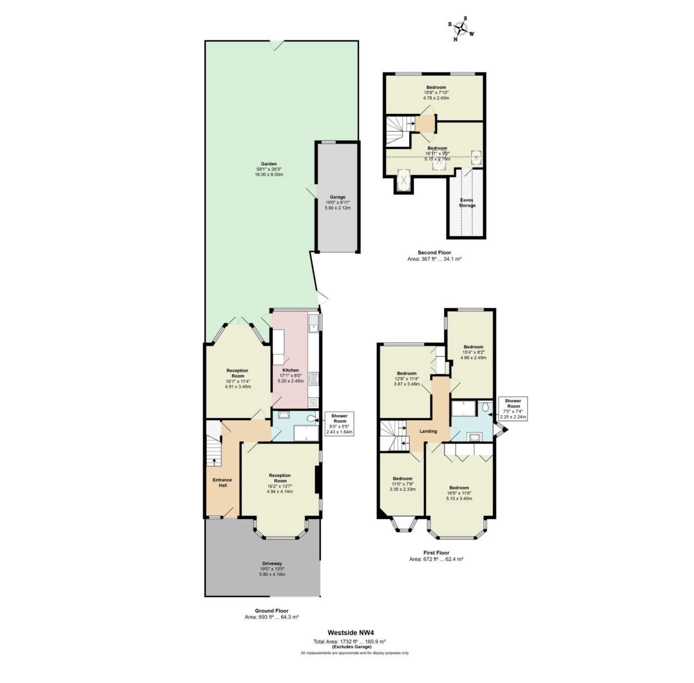32, Westside, London floorplan