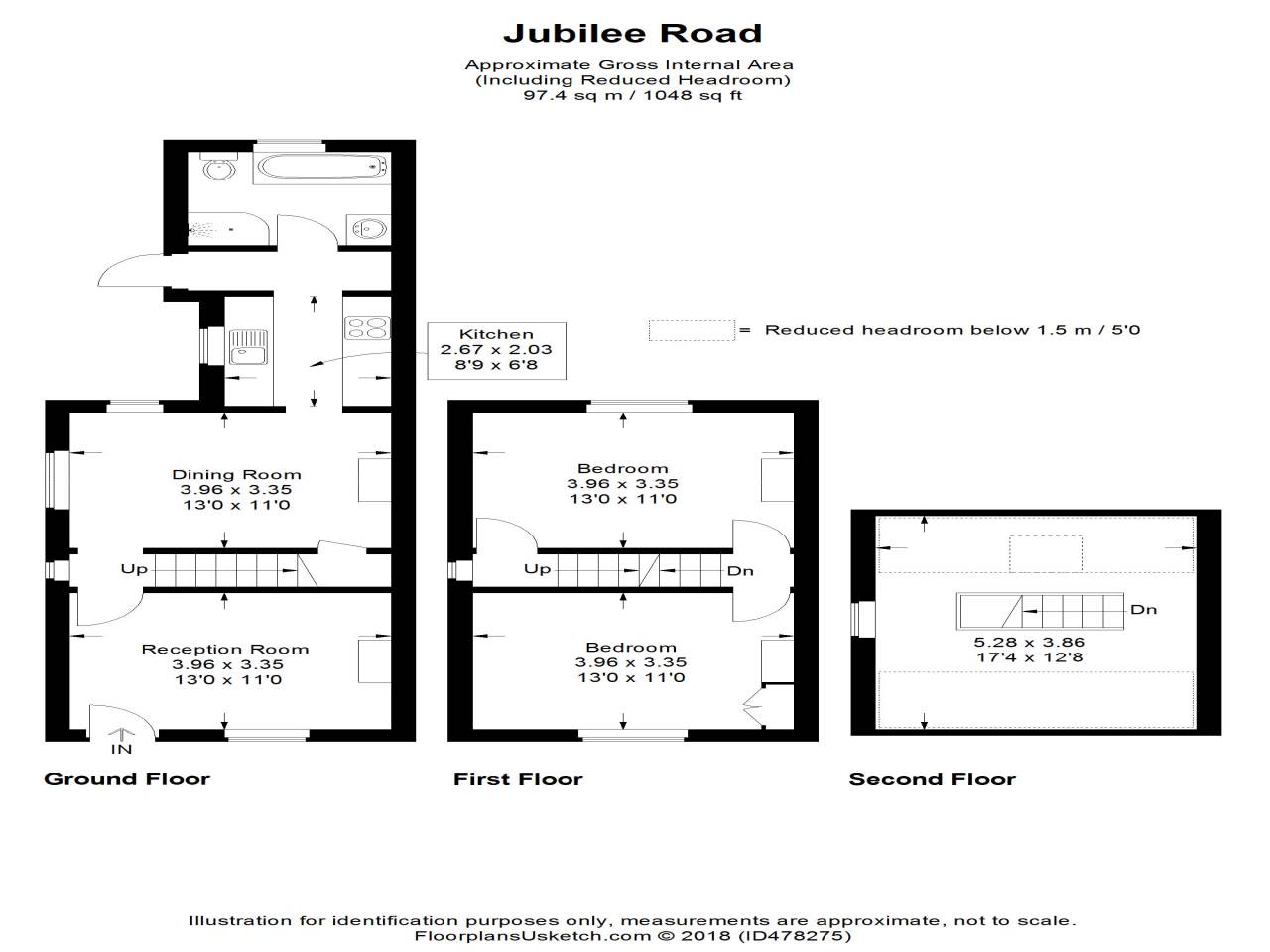 2 Bedrooms  to rent in Jubilee Road, Newbury RG14