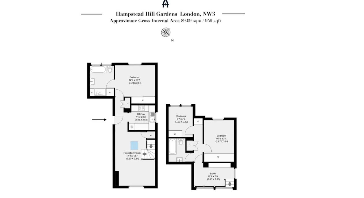 Hampstead Hill Gardens, London floorplan