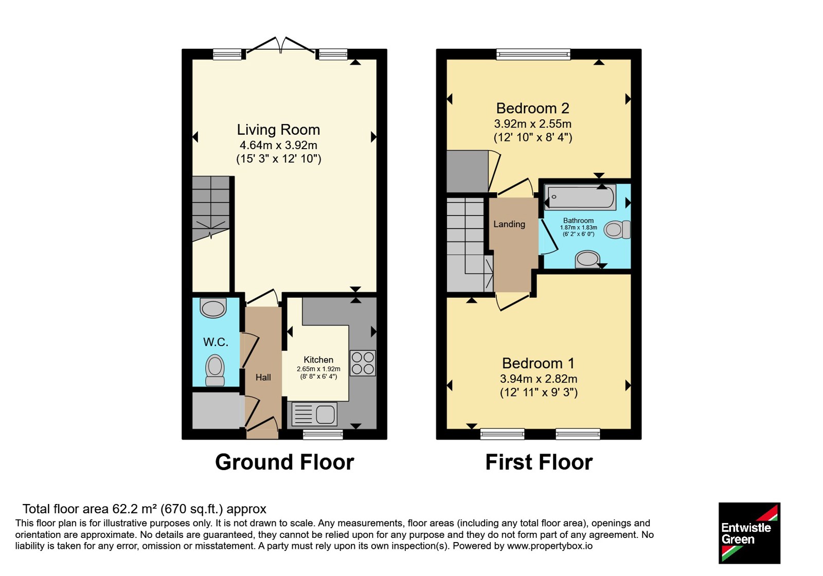 76, Hawthorn Drive, Lancashire floorplan