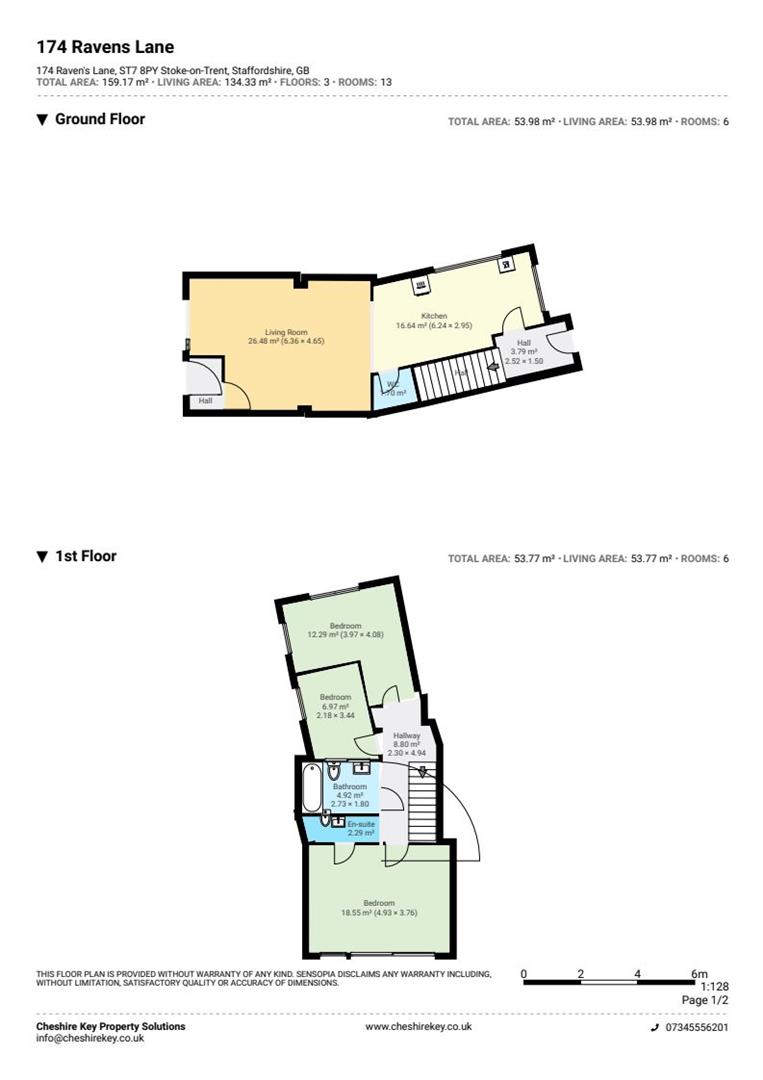 174, Ravens Lane, Stoke-On-Trent floorplan