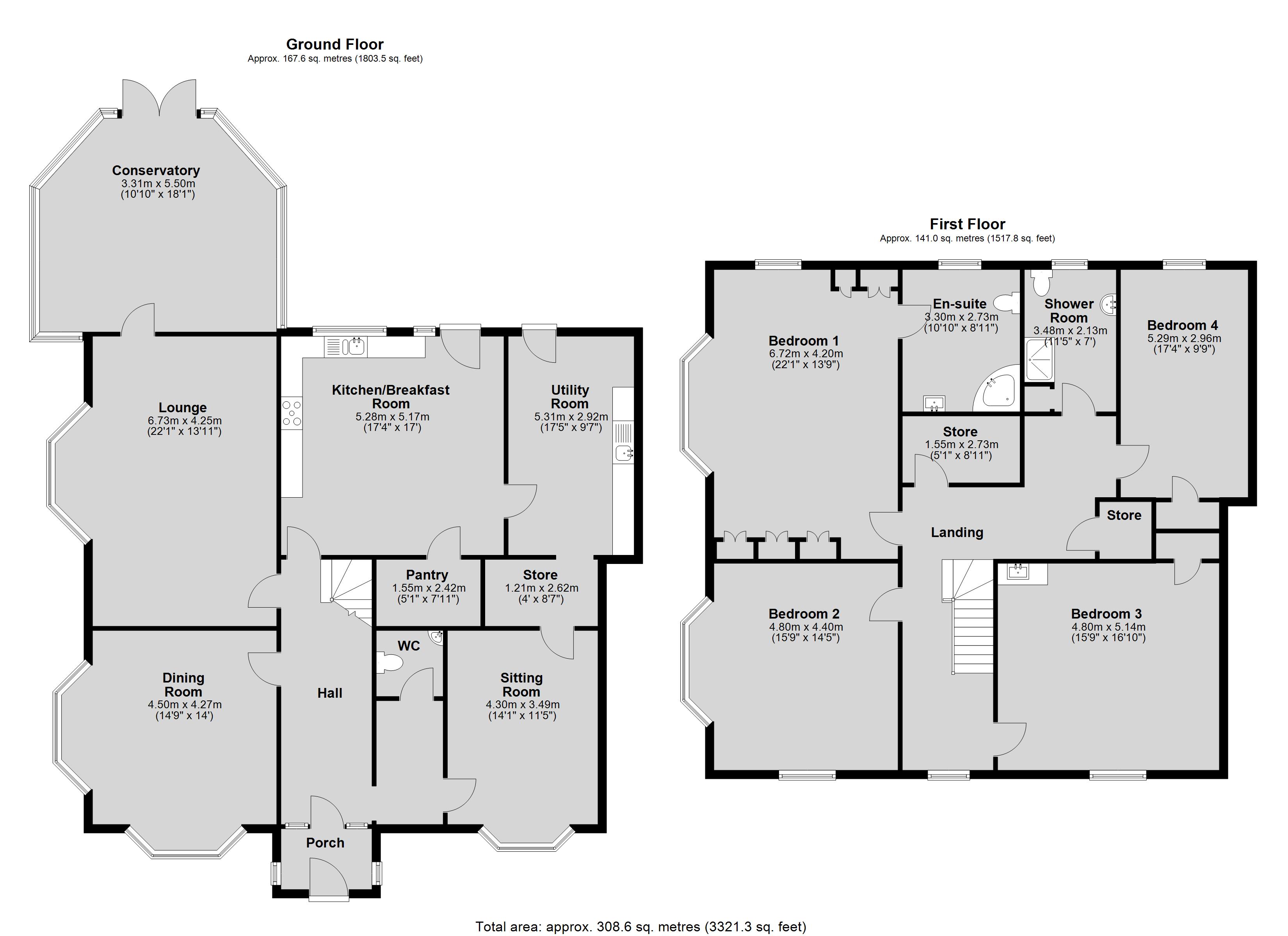 The Rectory House, 2a, Stow Road, Gainsborough floorplan