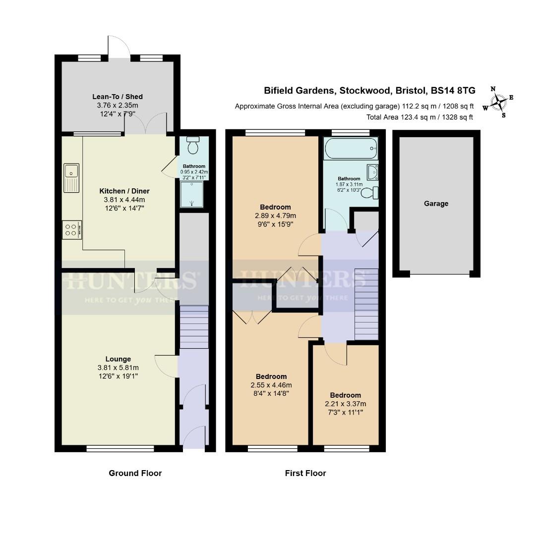 26, Bifield Gardens, Bristol floorplan