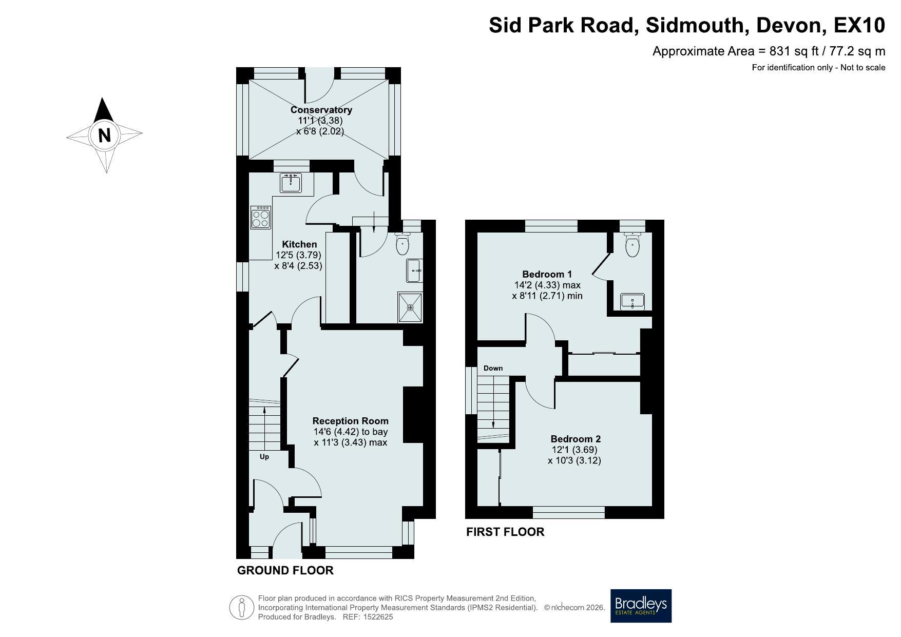 20, Sid Park Road, Devon floorplan