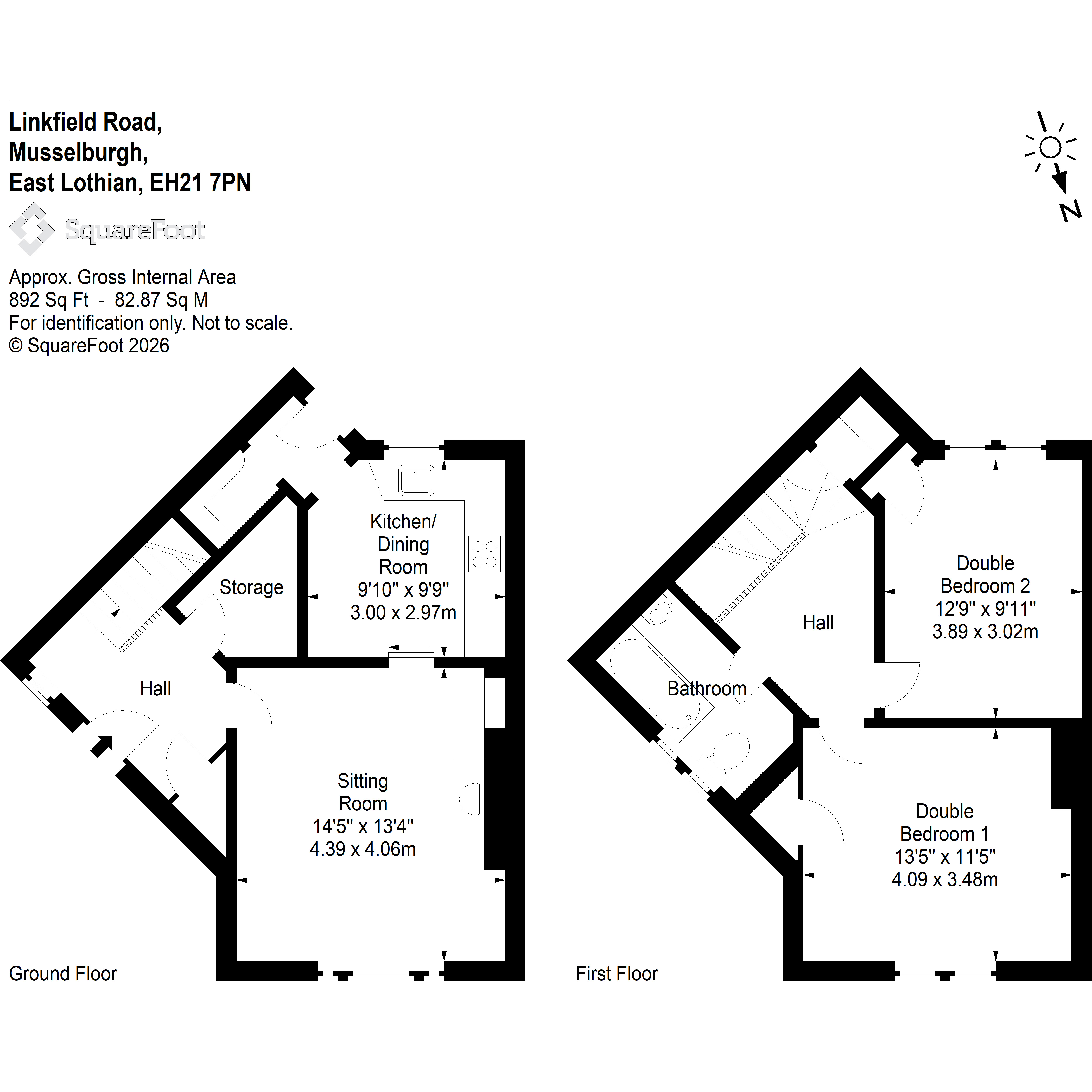 67, Linkfield Road, Musselburgh floorplan